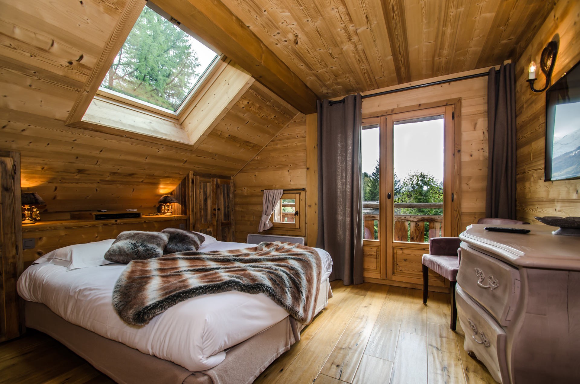 Chamonix Location Chalet Luxe Coronite Chambre