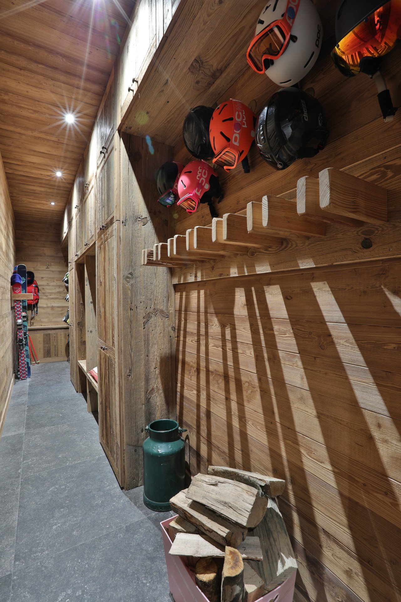 Chamonix Luxury Rental Chalet Coroudin Ski Room