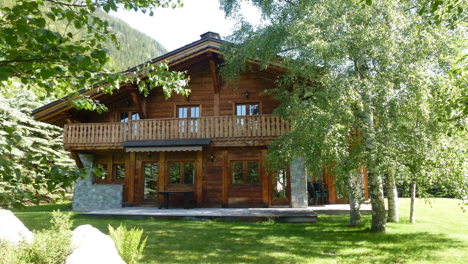 Chamonix Luxury Rental Chalet Corundite Garden