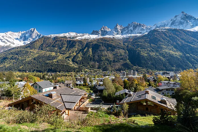 Chamonix Location Chalet Luxe Courose Vue 