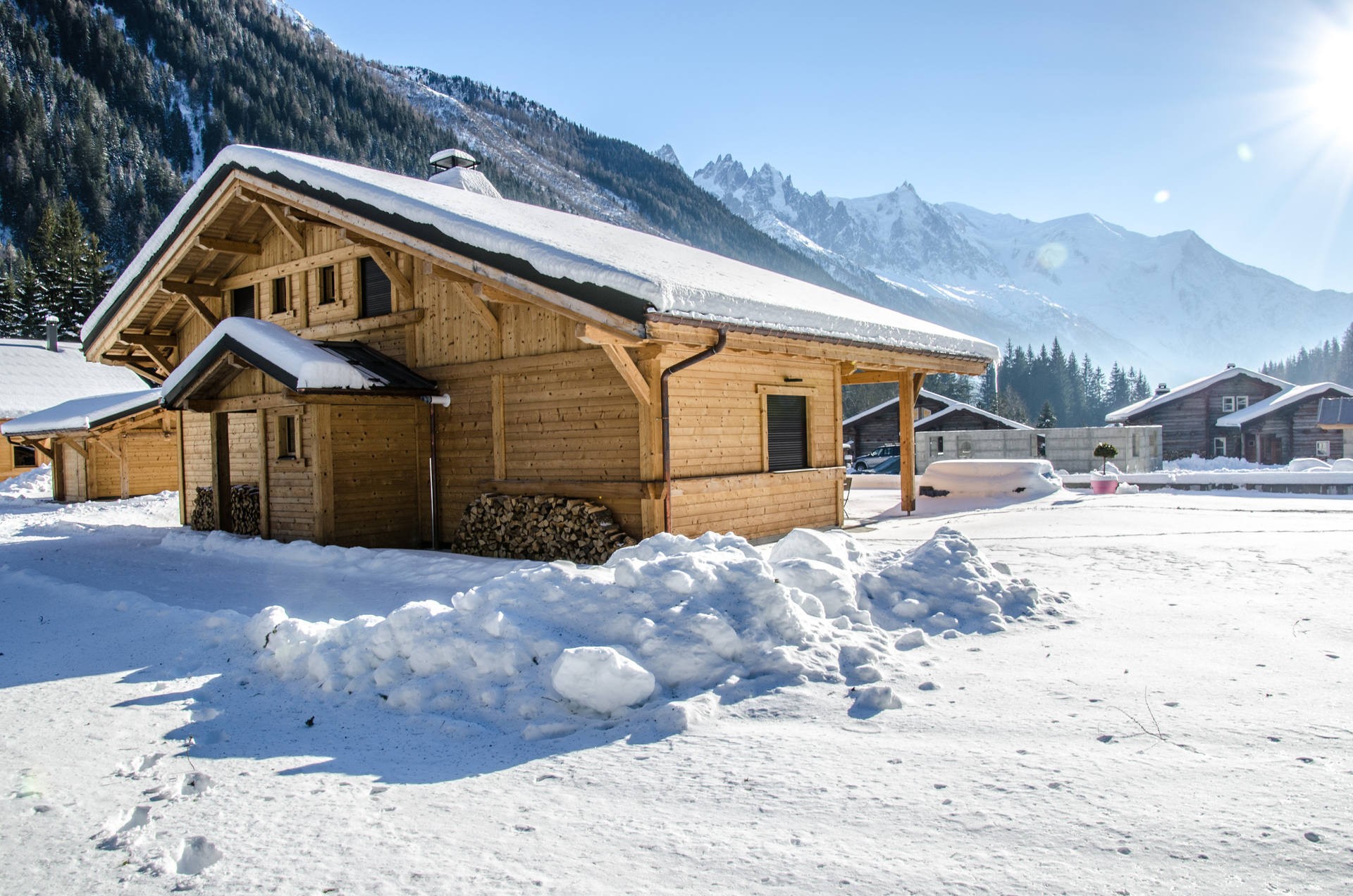 Chamonix Location Chalet Luxe Cristy Extérieur 3