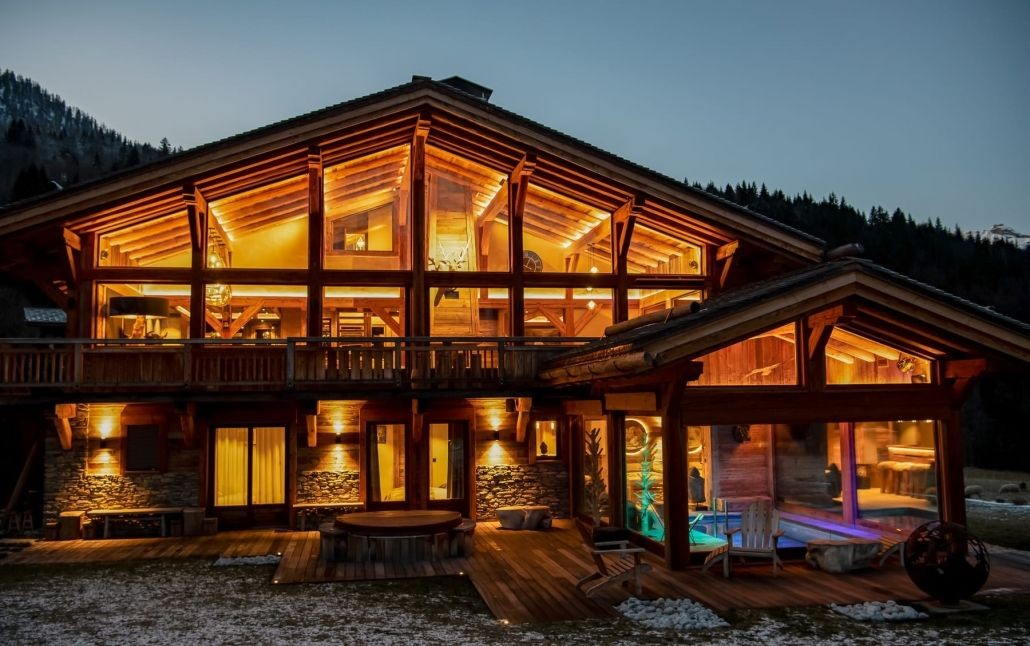 Chamonix Location Chalet Luxe Palambro Extérieur