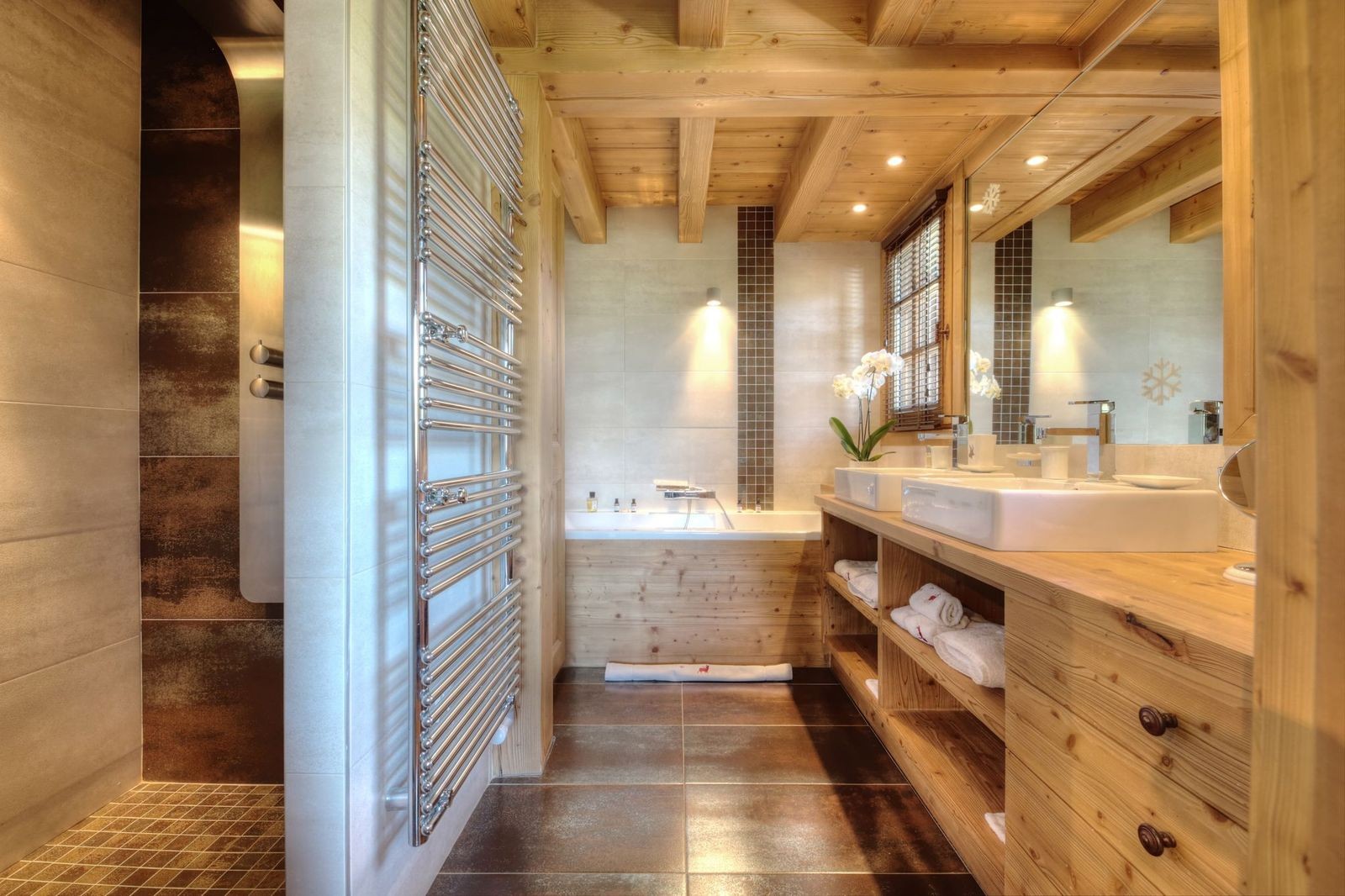 Chamonix Location Chalet Luxe Palandra Douche