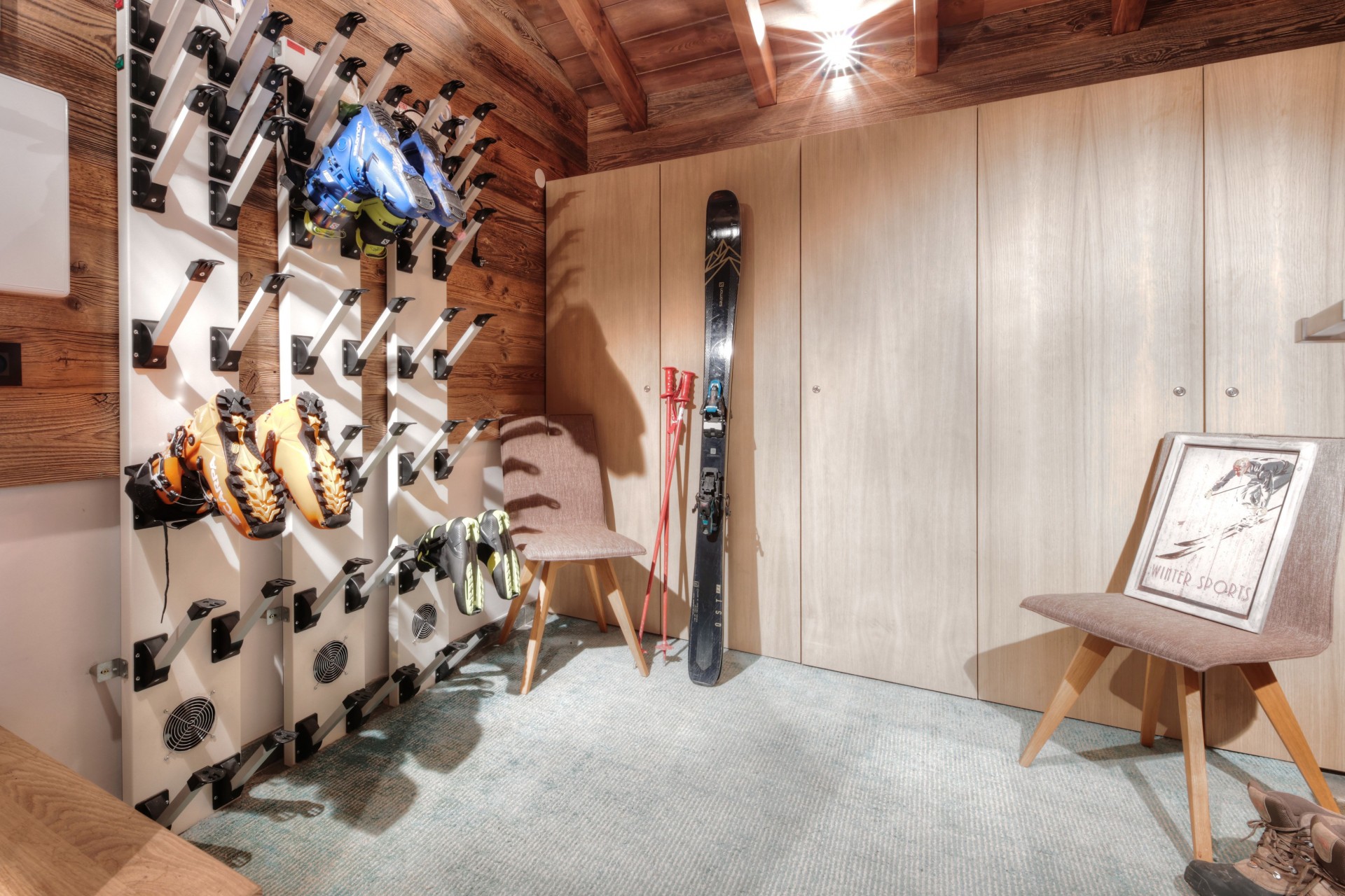 Chamonix Location Chalet Luxe Palandro Sèche Chaussures