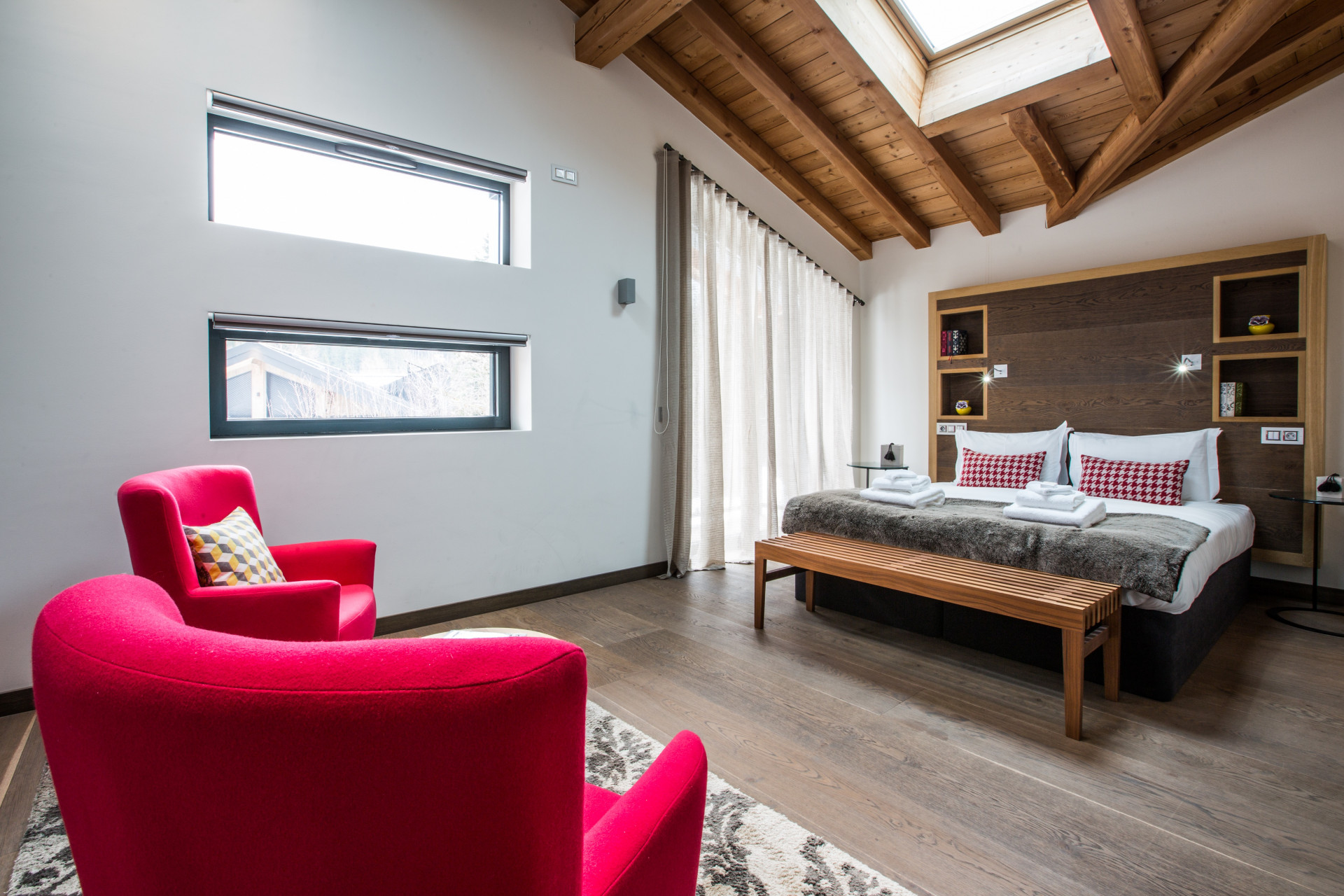 Chamonix Location Chalet Luxe Pitch Agate Chambre 