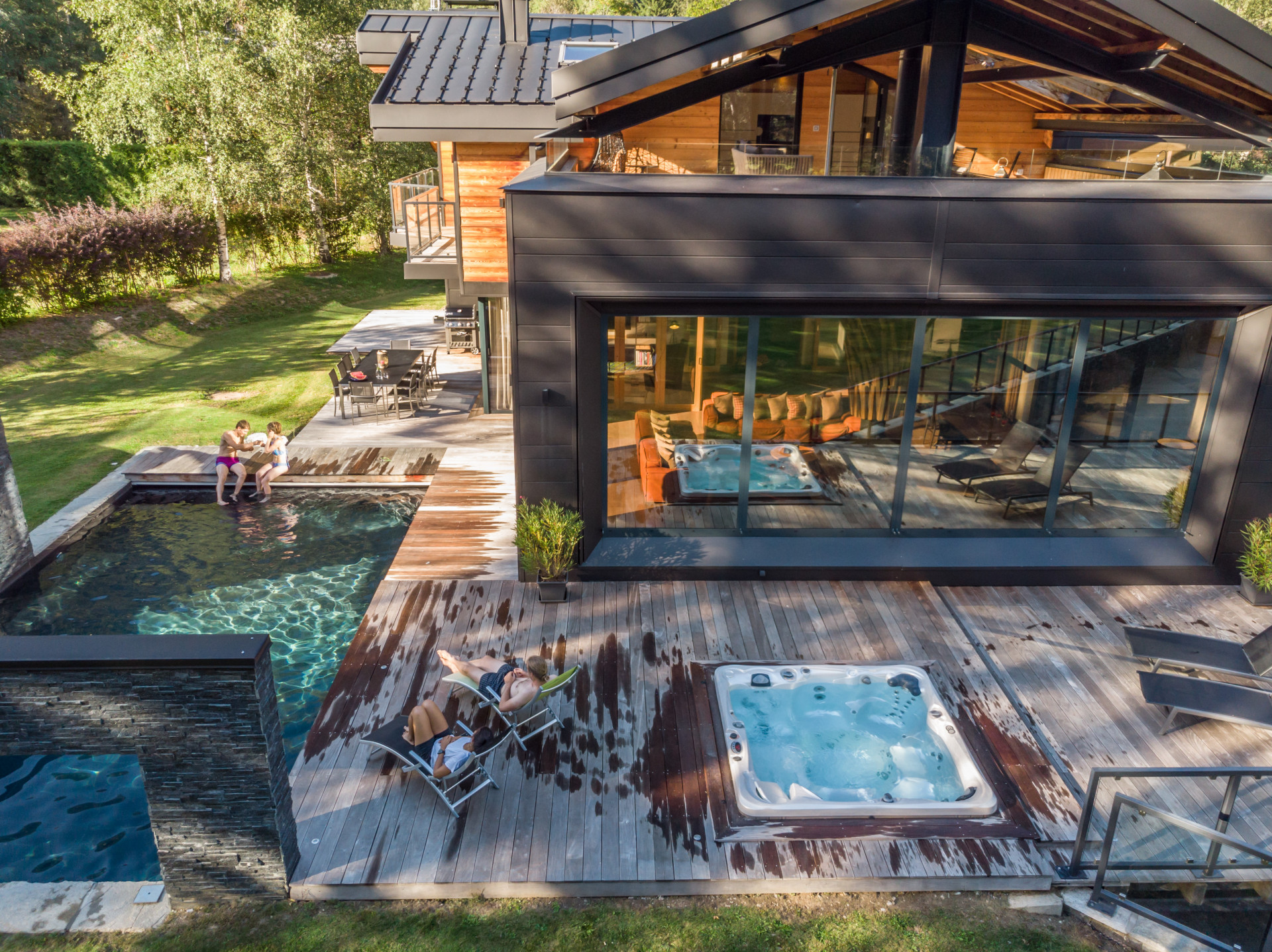 Chamonix Location Chalet Luxe Pitch Agate Propriété