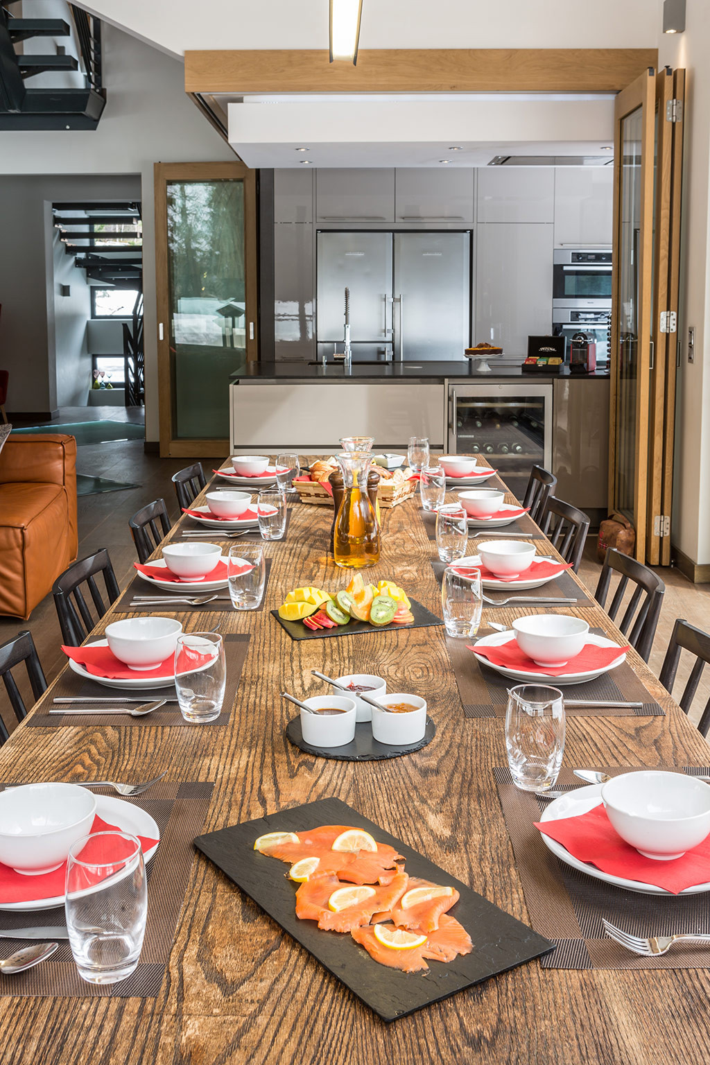 Chamonix Location Chalet Luxe Pitch Agate Salle A Manger 