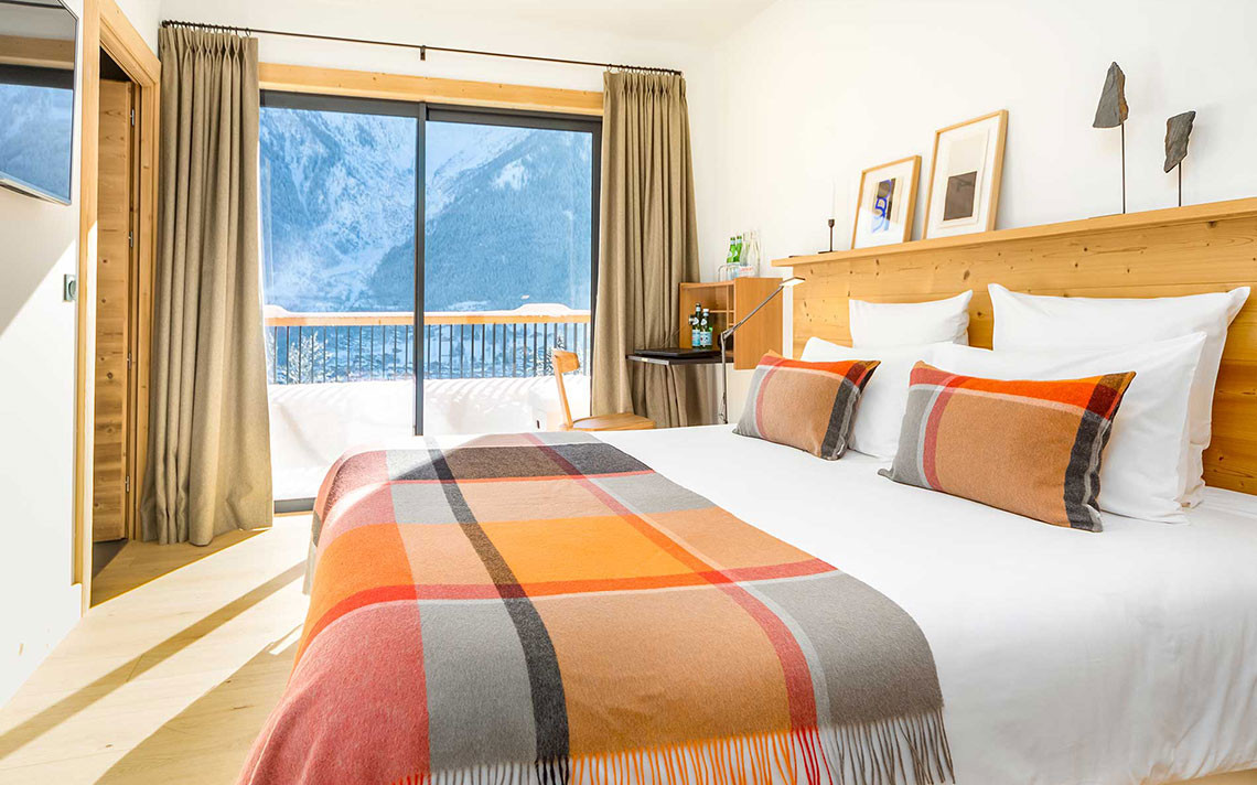 Chamonix Location Chalet Luxe Saphira Chambre Double 