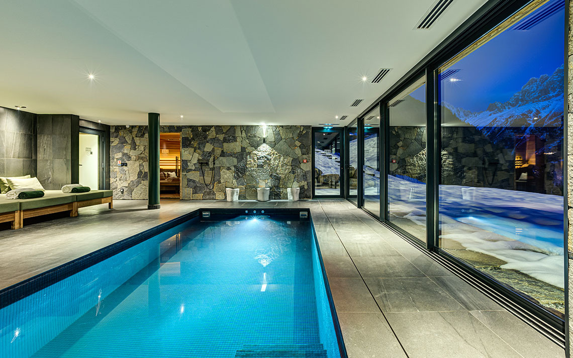 Chamonix Location Chalet Luxe Saphira Piscine