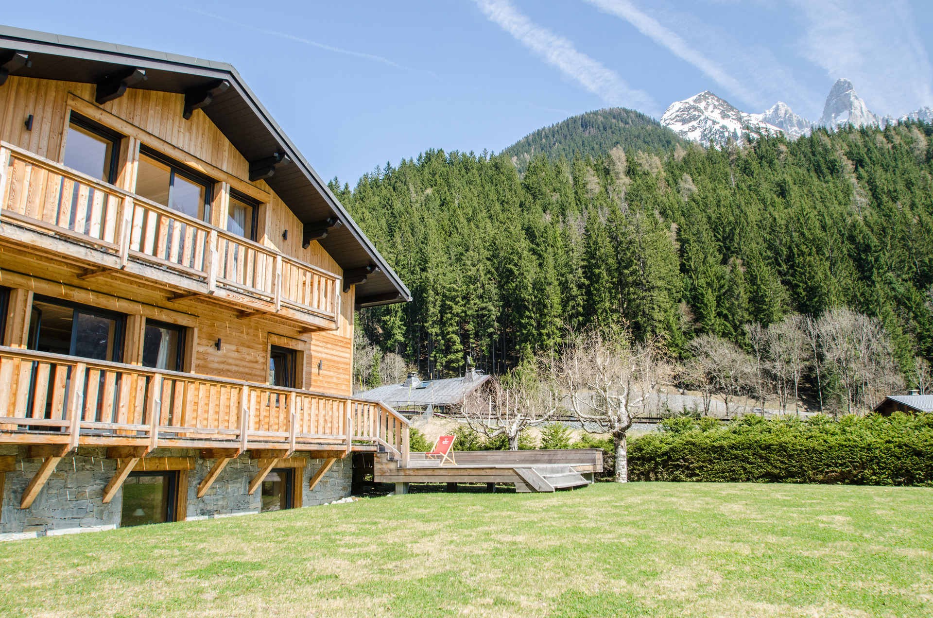 Chamonix Location Chalet Luxe Silène Jardin