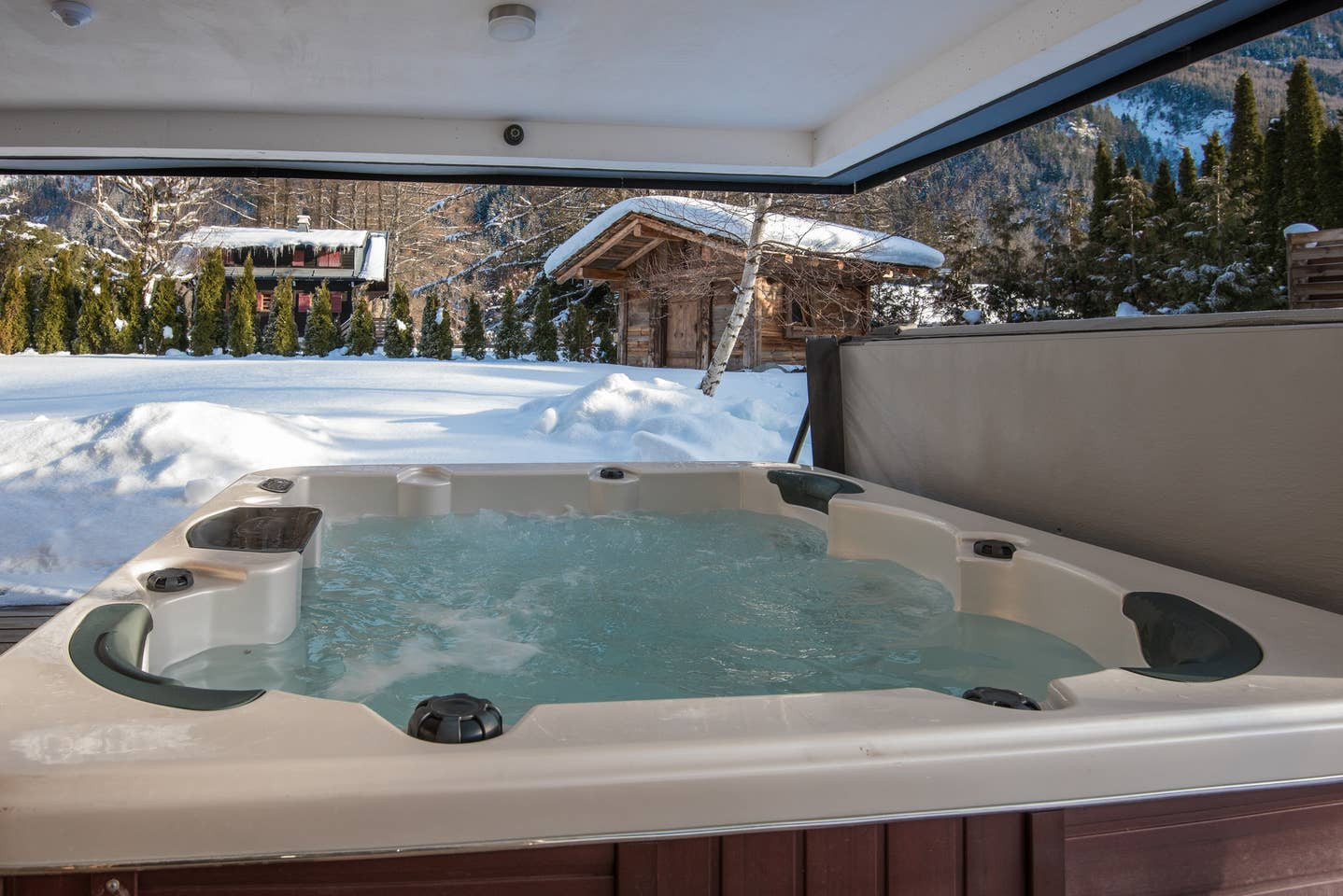 Chamonix Mont Blanc Location Chalet Luxe Chamana Jacuzzi