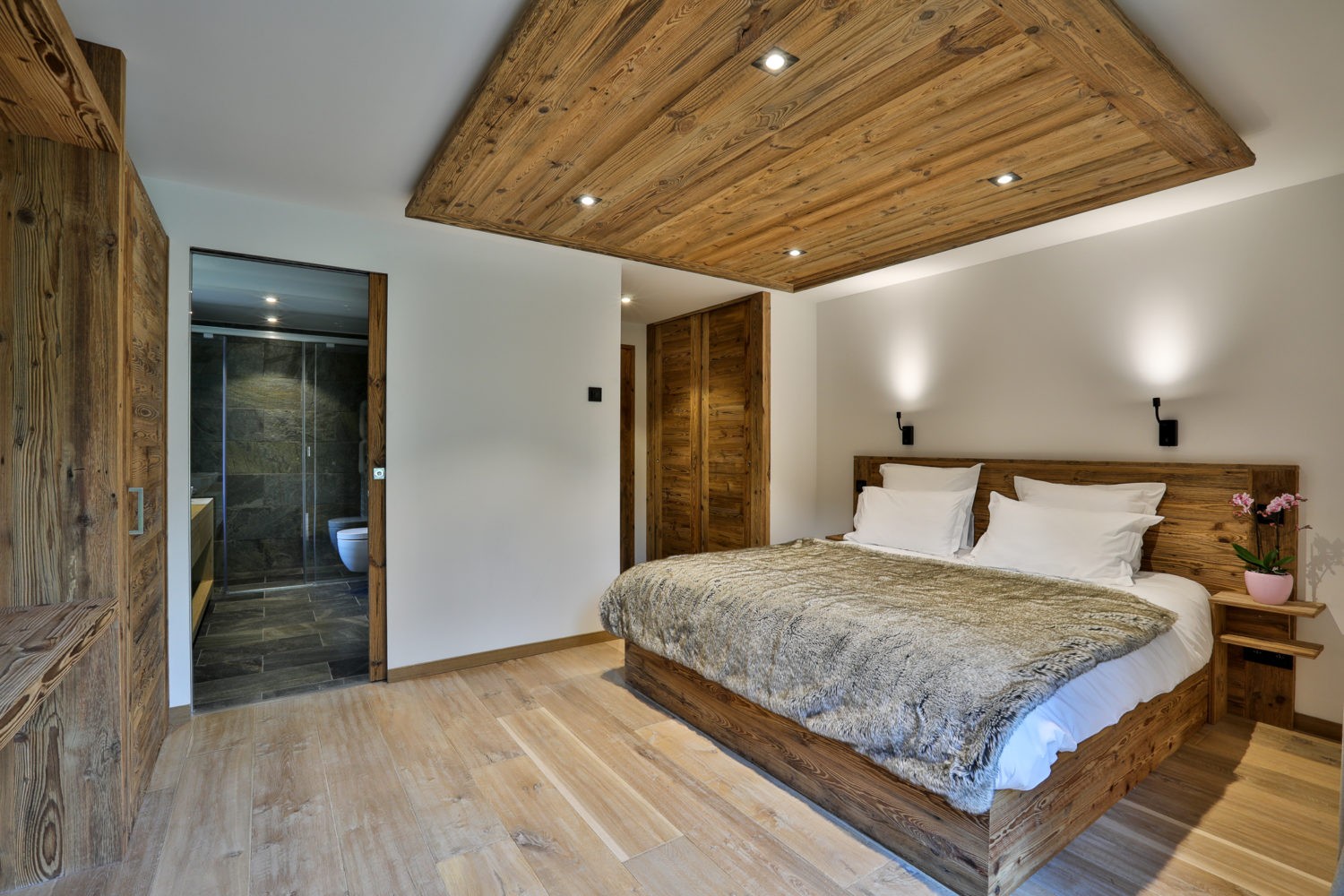 Chamonix Mont Blanc Location Chalet Luxe Paradamyte Chambre 1