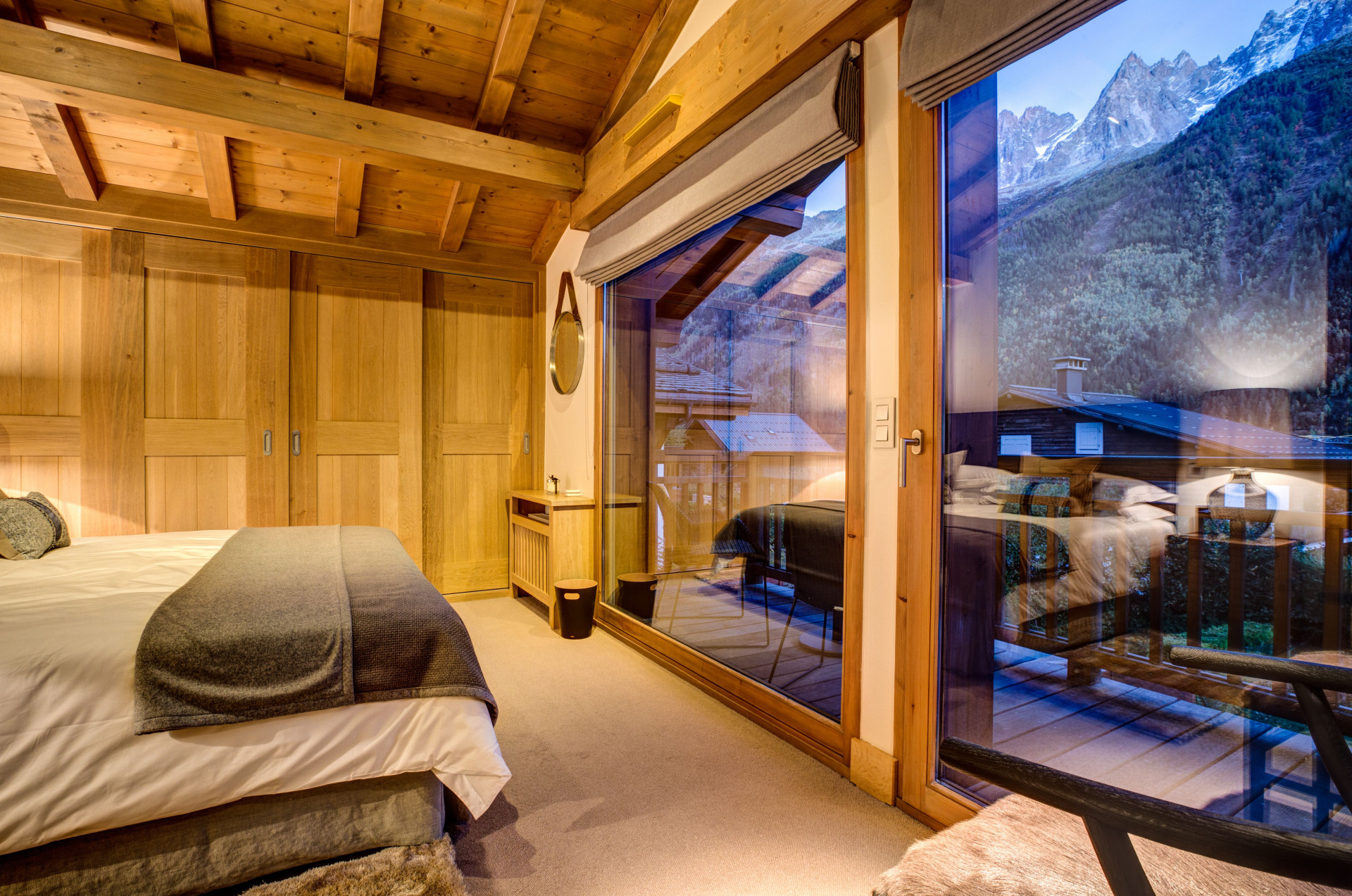 Chamonix Mont Blanc Location Chalet Luxe Plagonite Chambre 5