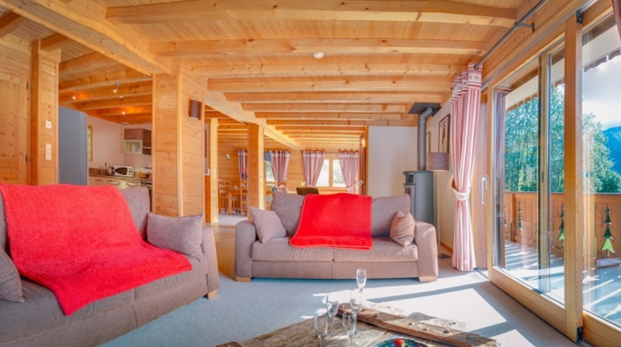 Chatel Luxury Rental Chalet Chadwickite Living Area