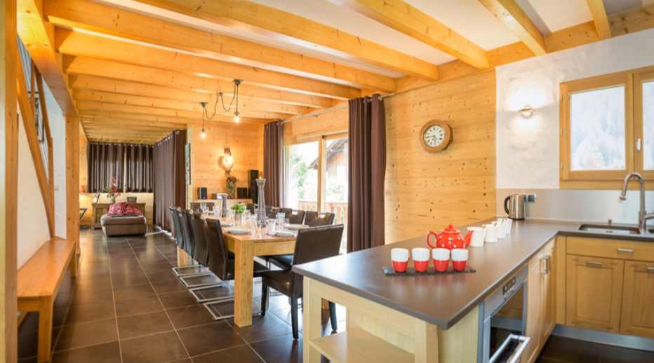 Chatel Location Chalet Luxe Chalcantite Cuisine