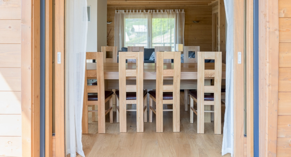 Chatel Luxury Rental Chalet Chalcocyanite Dining Area