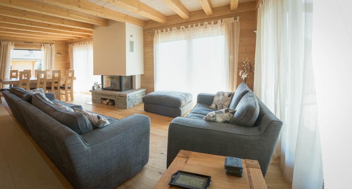 Chatel Luxury Rental Chalet Chalcocyanite Living Area 4