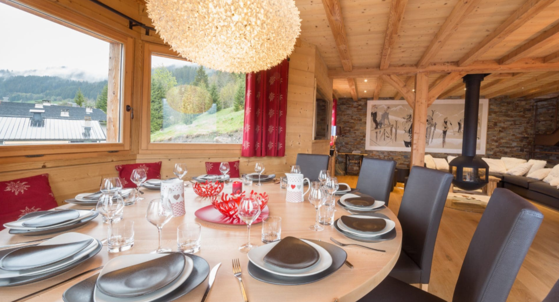 Chatel Location Chalet Luxe Chambero Salle A Manger 2