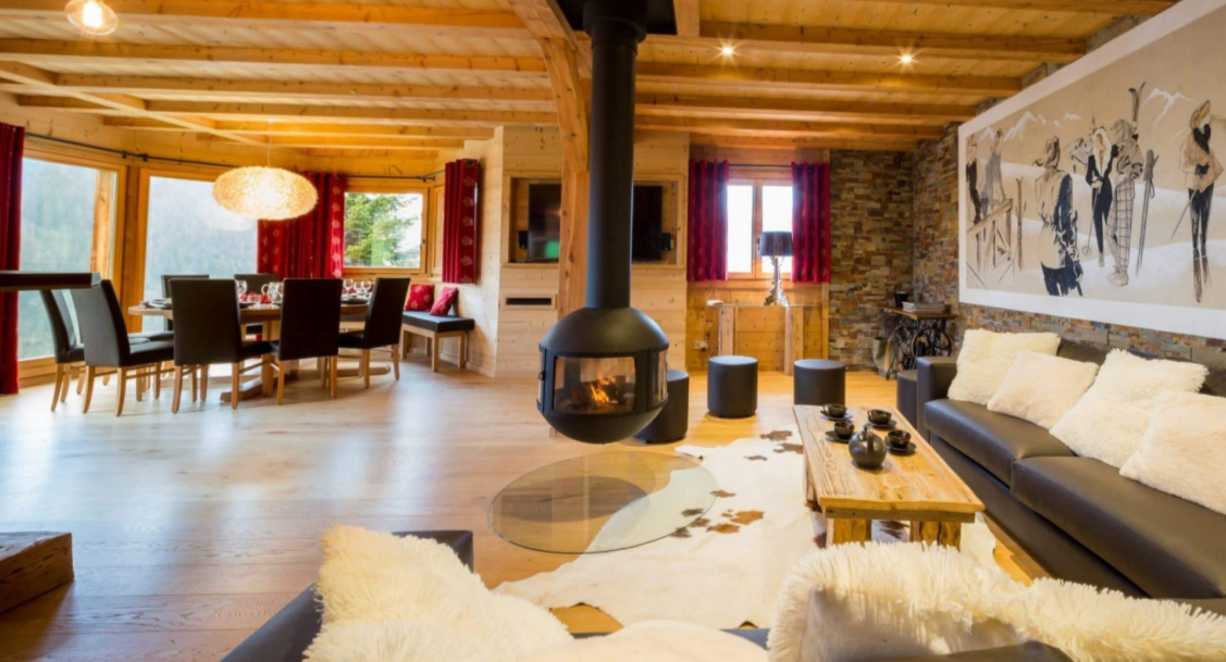 Chatel Location Chalet Luxe Chambero Séjour