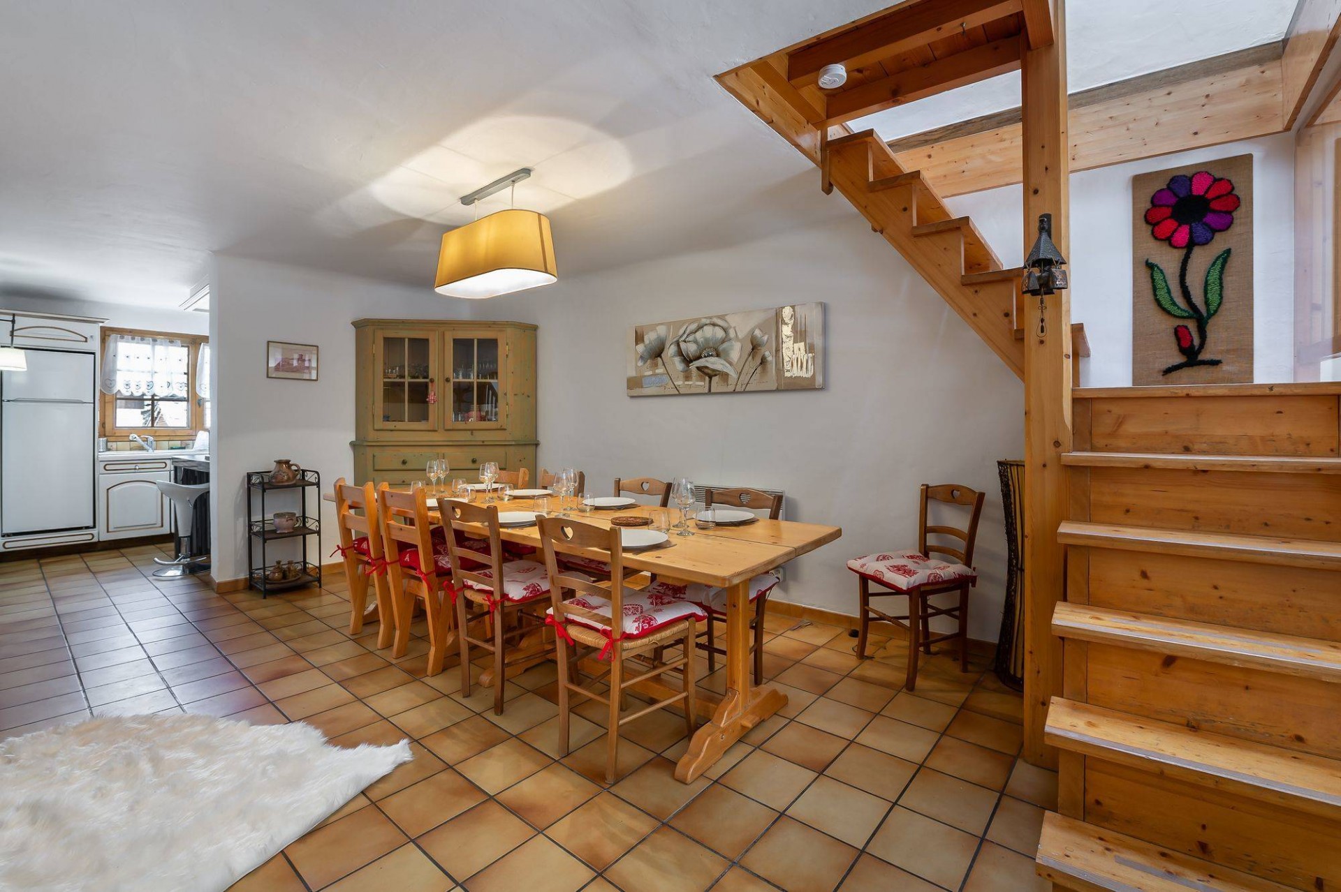 Courchevel 1300 Luxury Rental Chalet Nieruole Dining Room 2