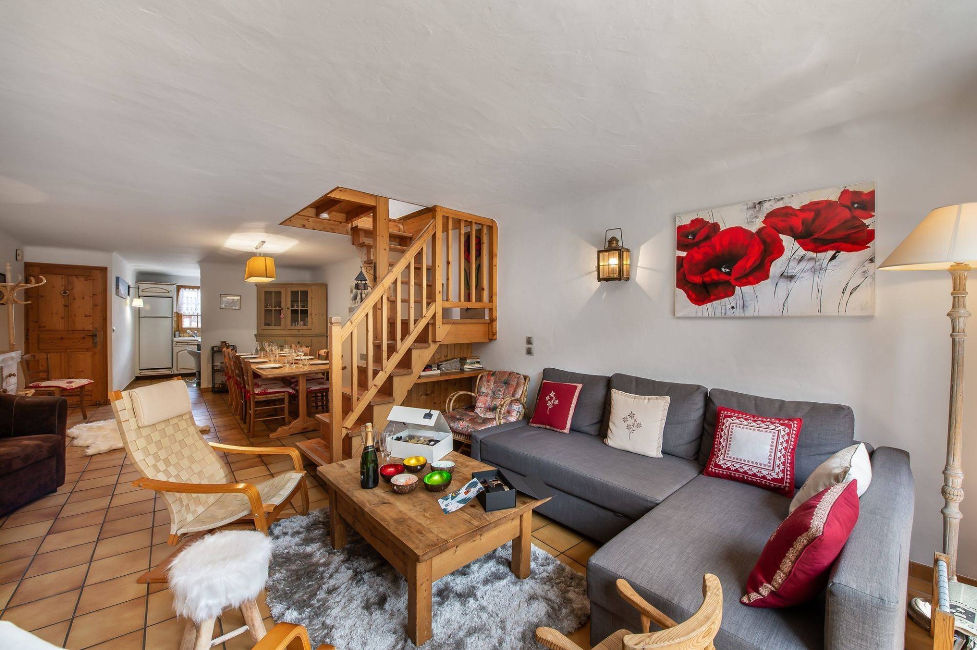 Courchevel 1300 Location Chalet Luxe Nieruole Séjour 2