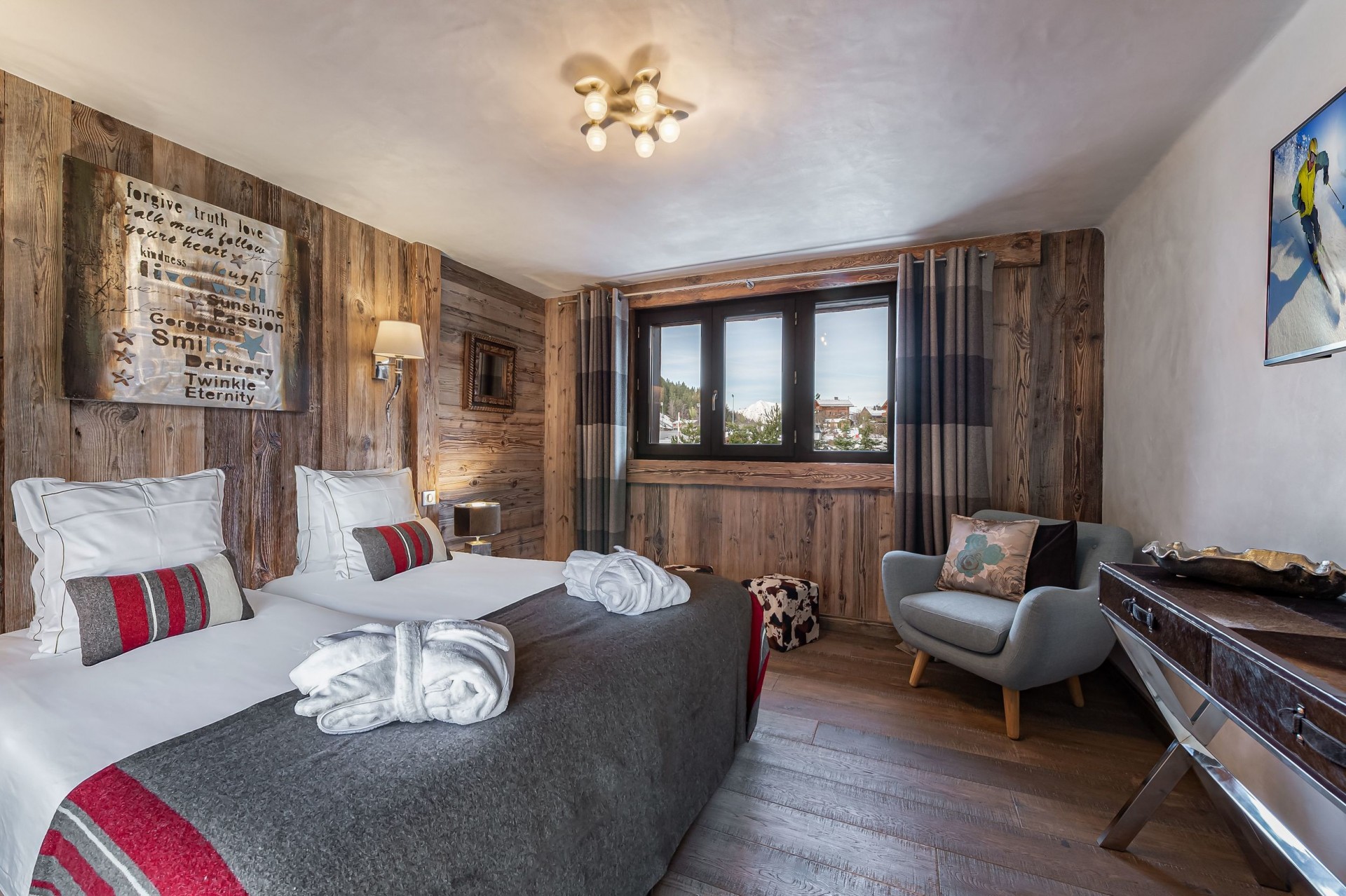 Courchevel 1300 Location Chalet Luxe Noubate Chambre 4