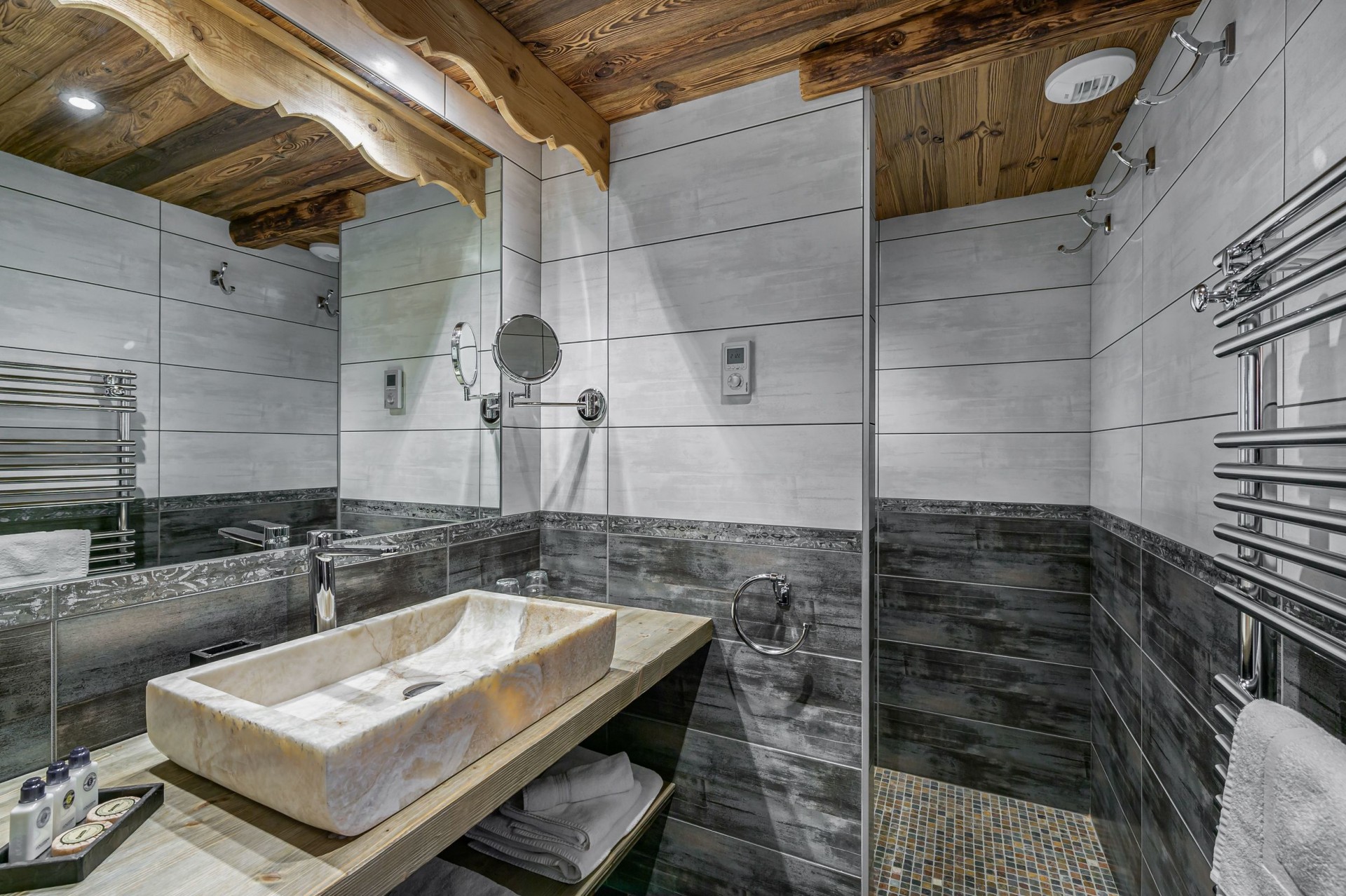 Courchevel 1300 Location Chalet Luxe Noubate Salle De Bain