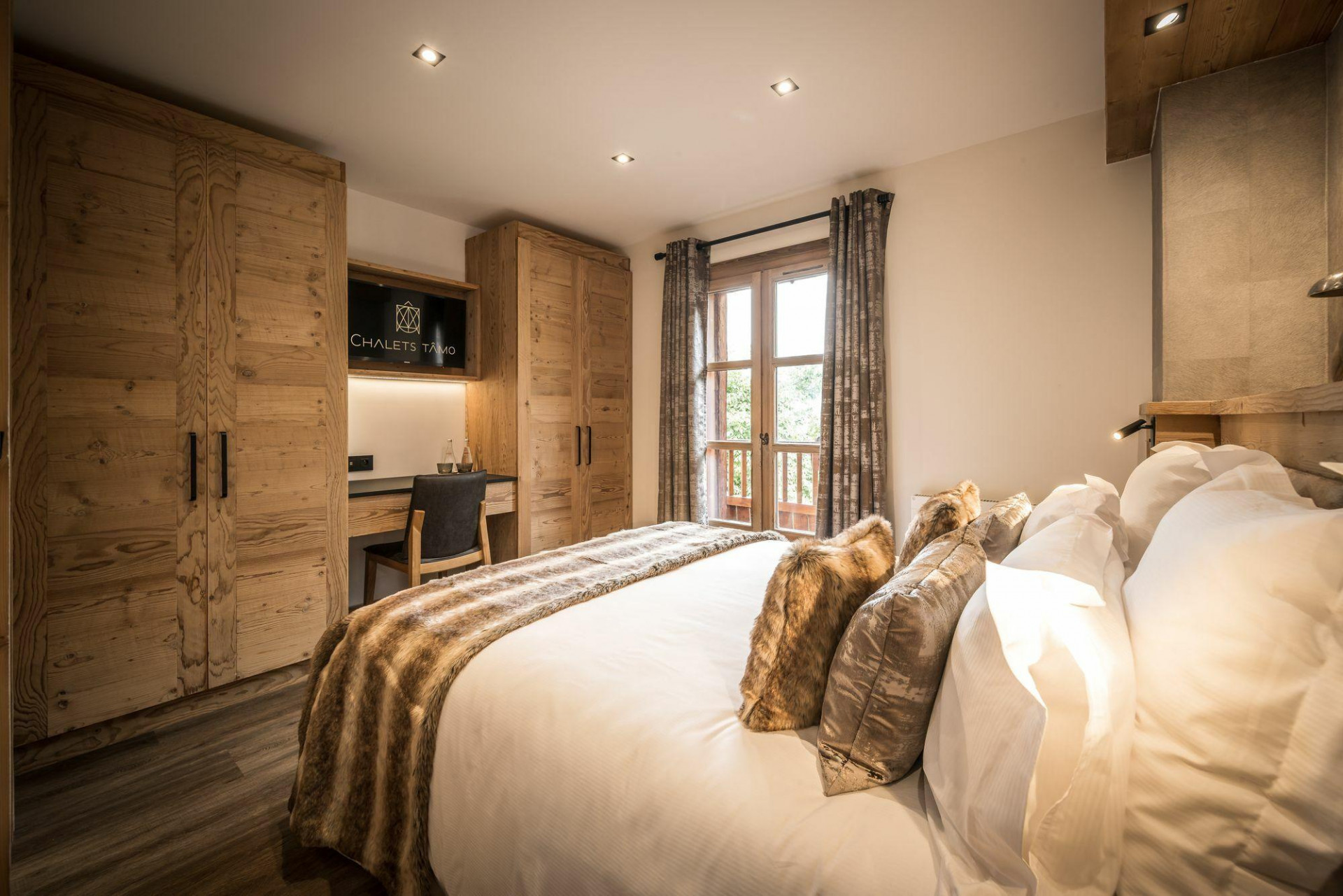 Courchevel 1300 Location Chalet Luxe Tiliute  Chambre