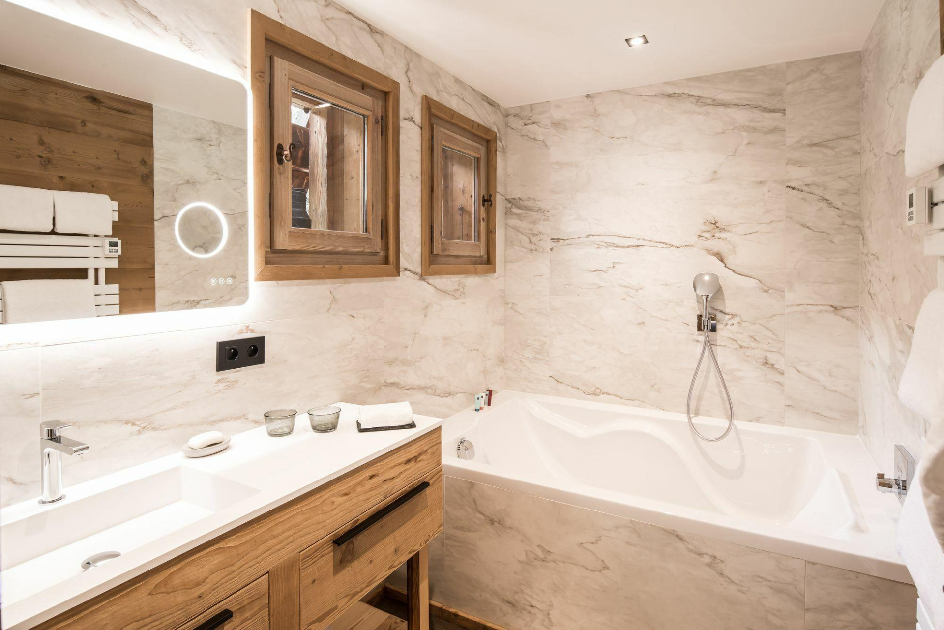 Courchevel 1300 Location Chalet Luxe Tiliute Salle De Bain 2