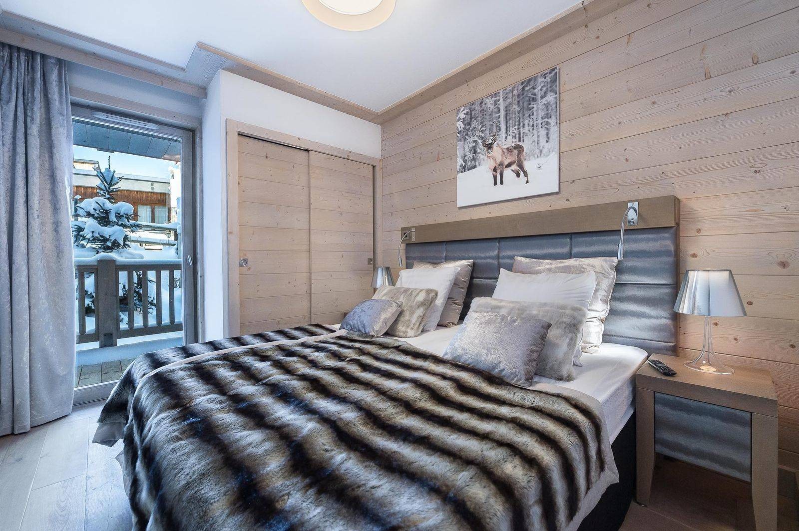 Courchevel 1550 Luxury Rental Appartment Telekia Bedroom