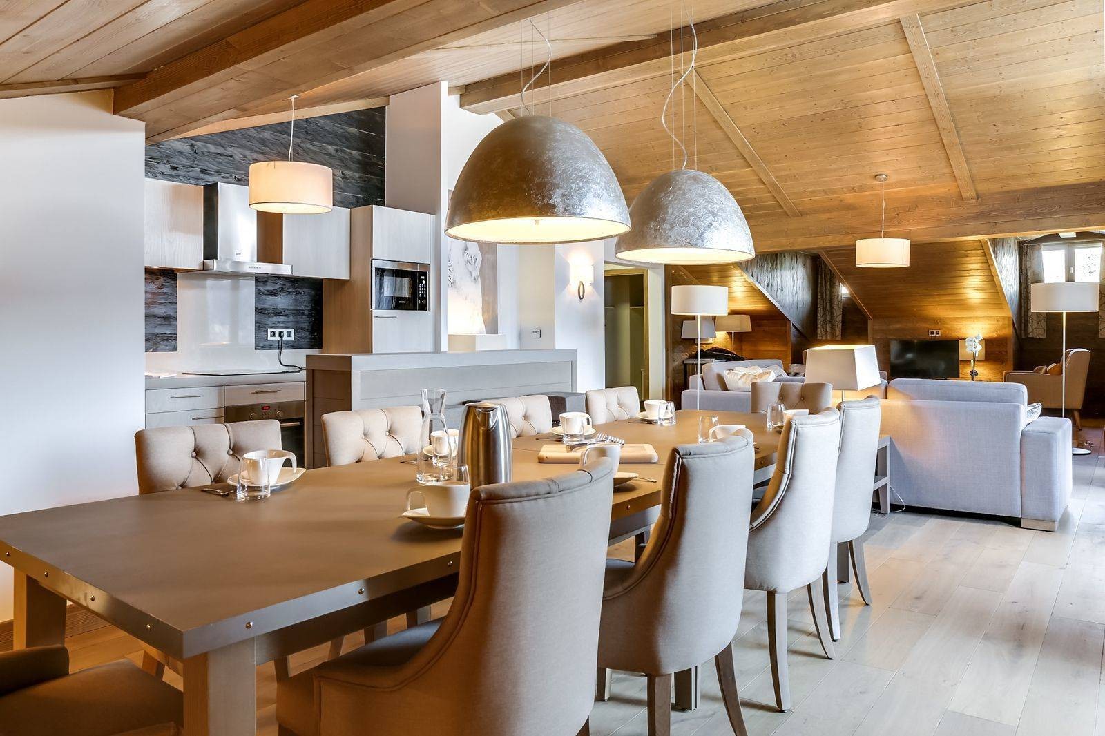 Courchevel 1550 Location Appartement Luxe Telemite Salle A Manger 2