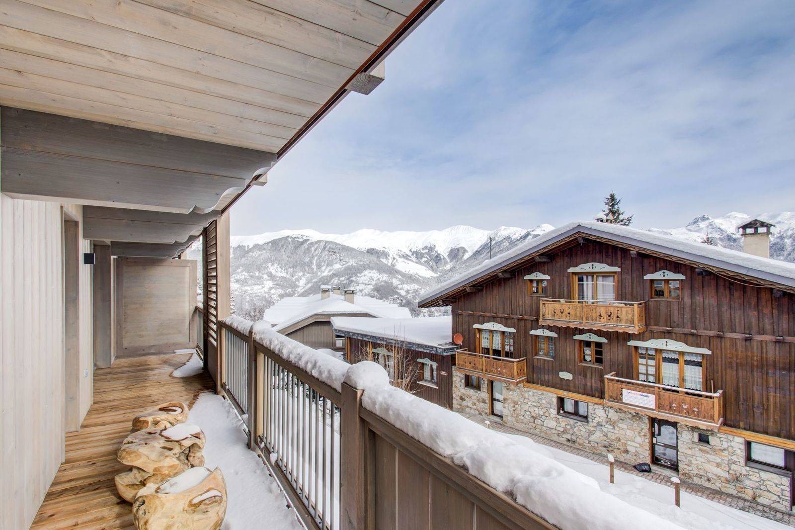 Courchevel 1550 Location Appartement Luxe Telimite Balcon