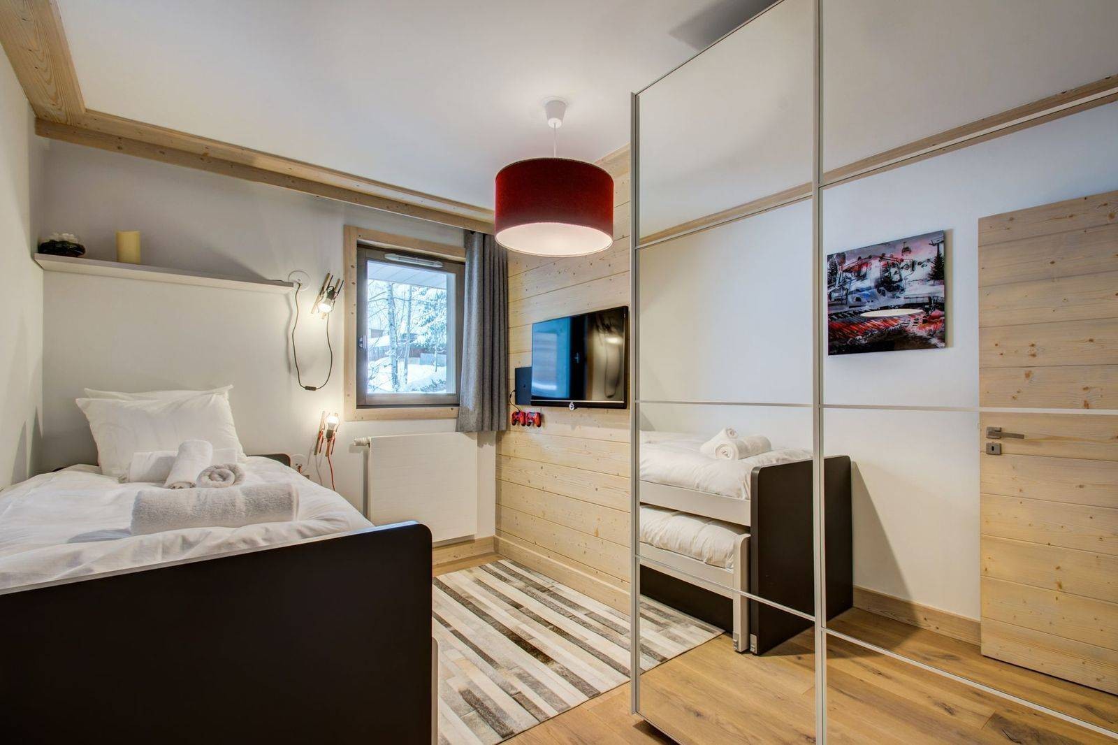 Courchevel 1550 Luxury Rental Appartment Telimite Bedroom 2