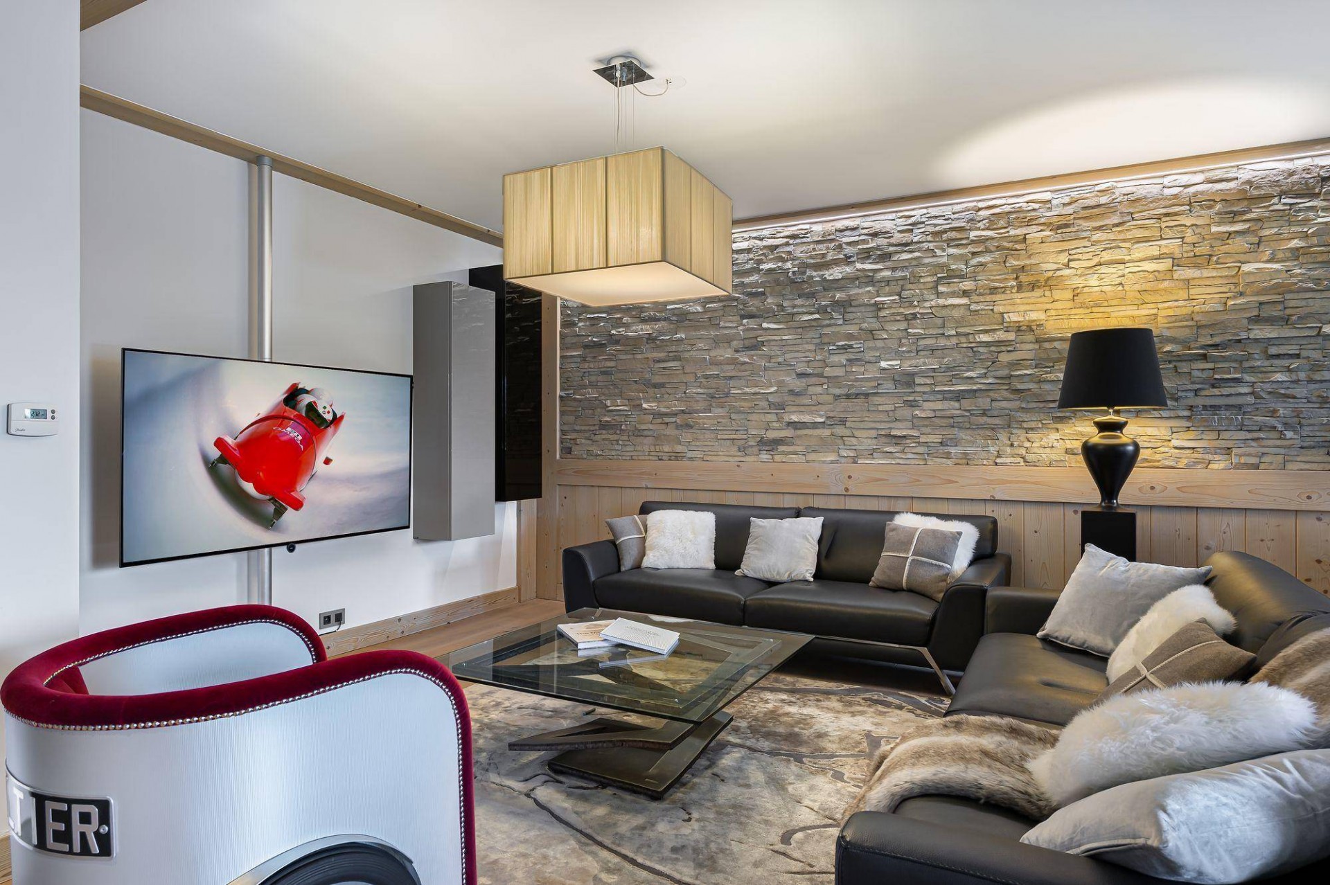 Courchevel 1550 Luxury Rental Appartment Telimite Living Room 3