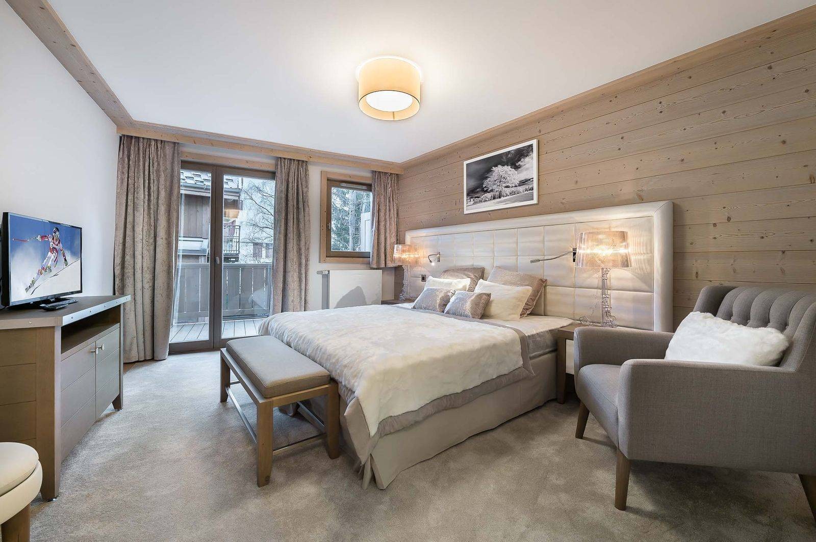 Courchevel 1550 Location Appartement Luxe Telumite Chambre