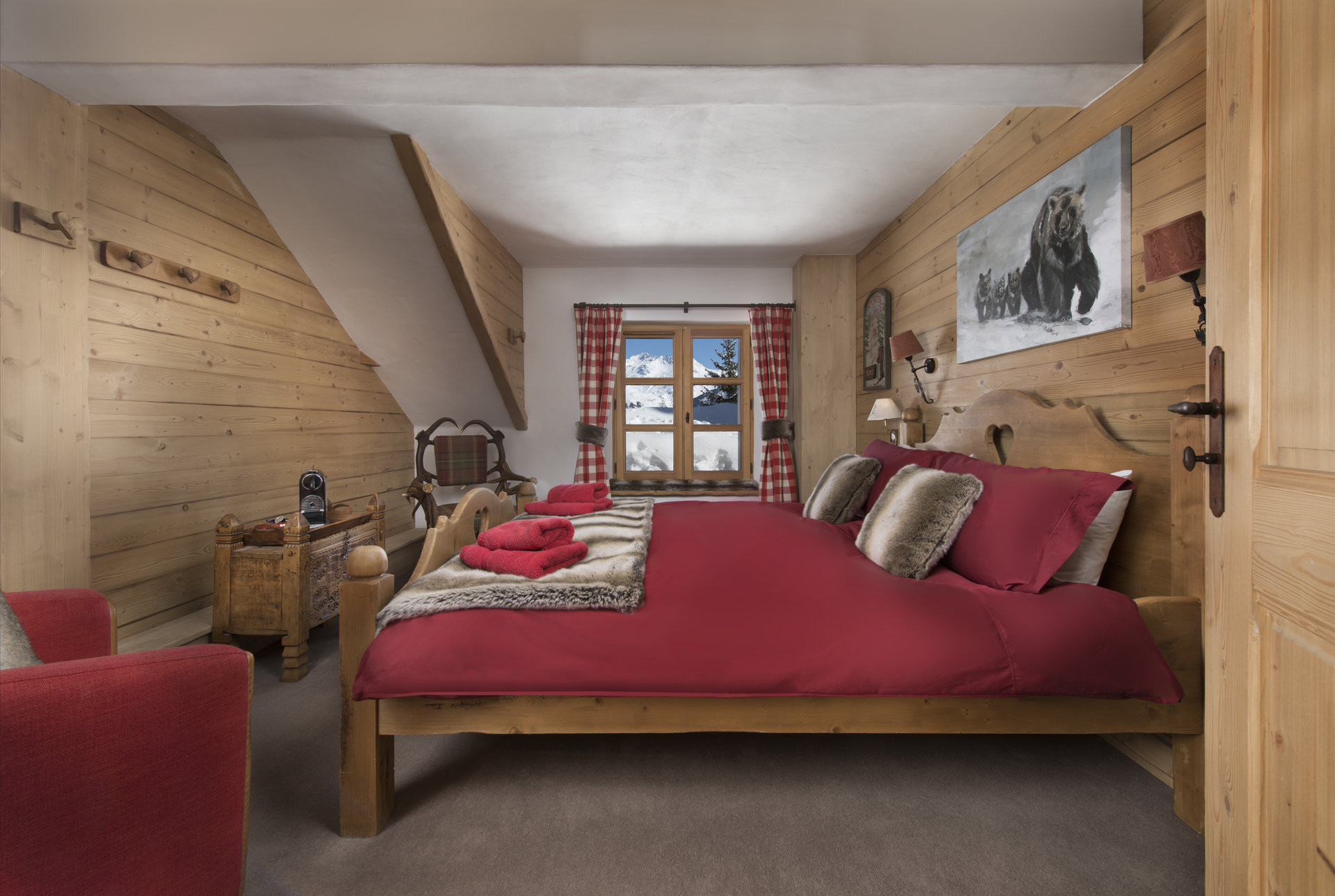 Courchevel 1550 Location Chalet Luxe Autunite Chambre 2