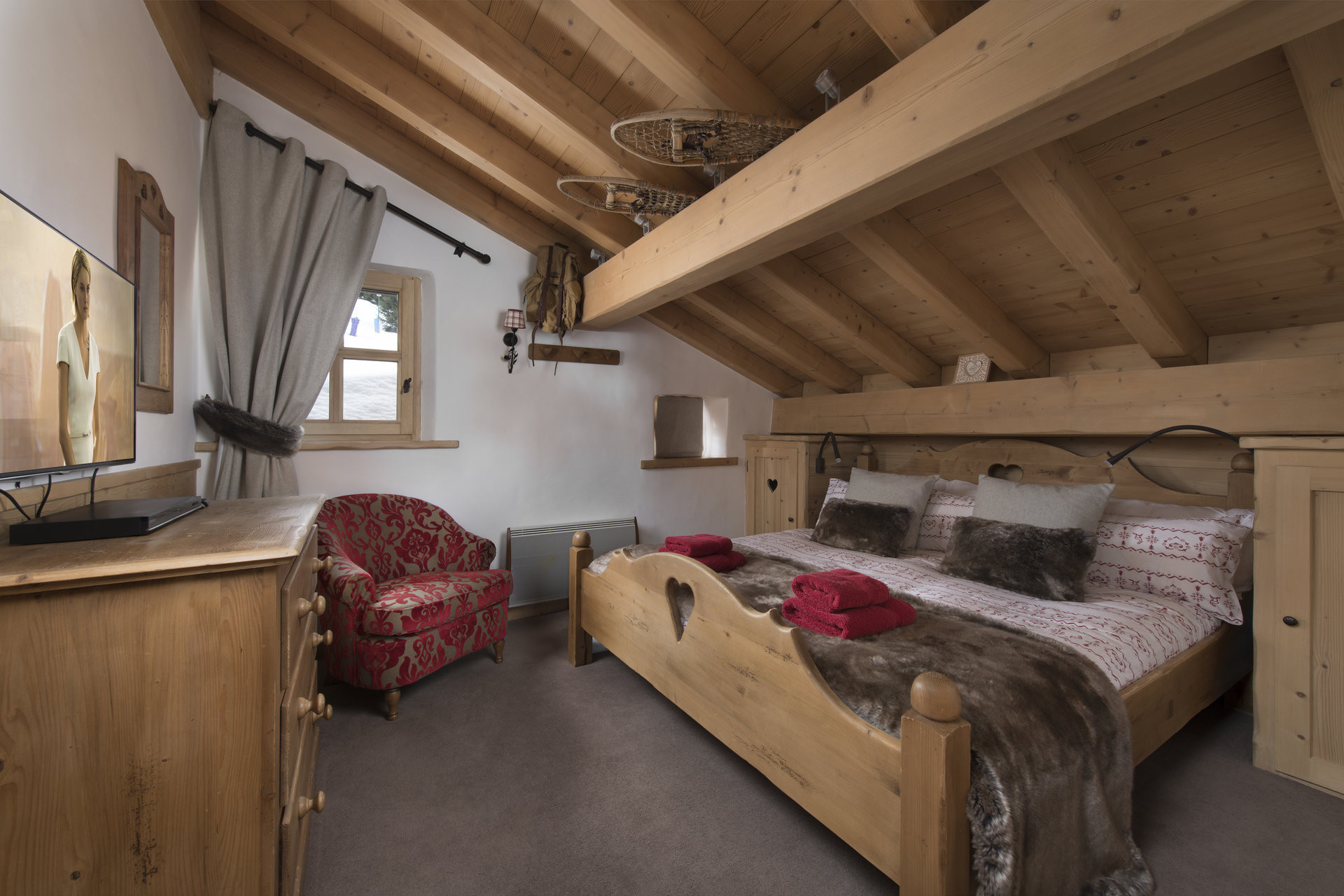 Courchevel 1550 Location Chalet Luxe Autunite Chambre 3