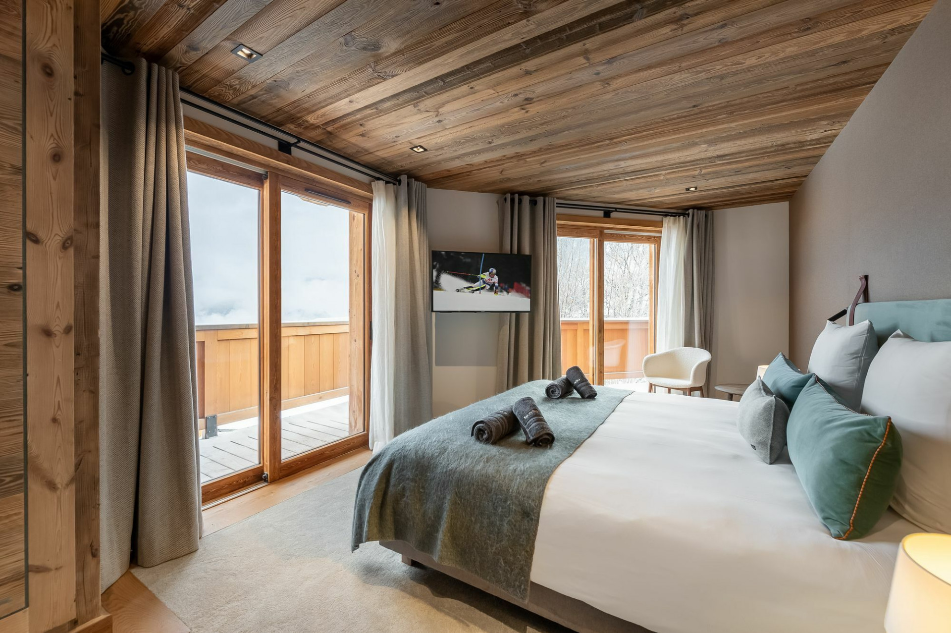 Courchevel 1550 Location Chalet Luxe Coupiet Chambre