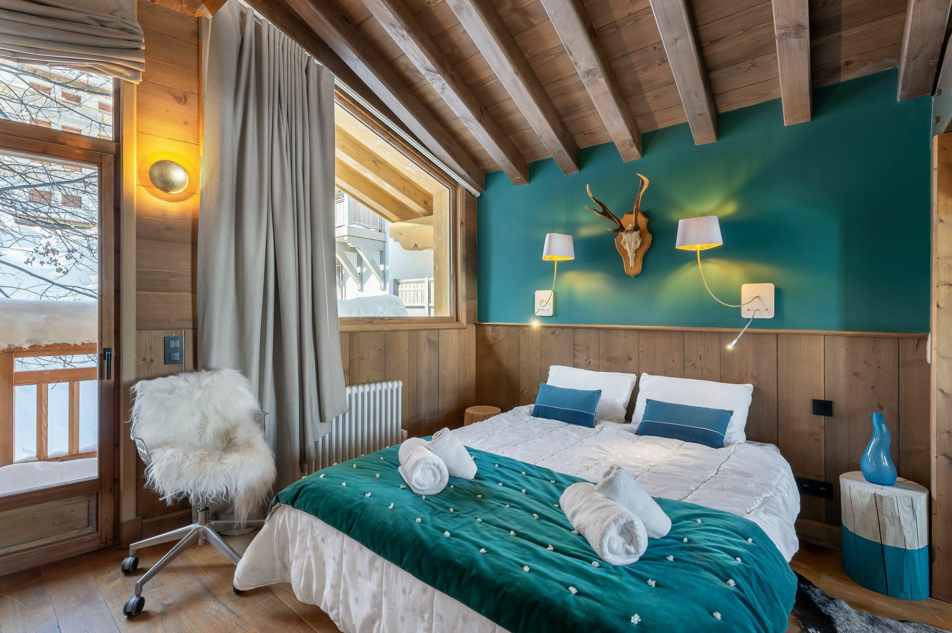 Courchevel 1550 Location Chalet Luxe Coupro Chambre 4