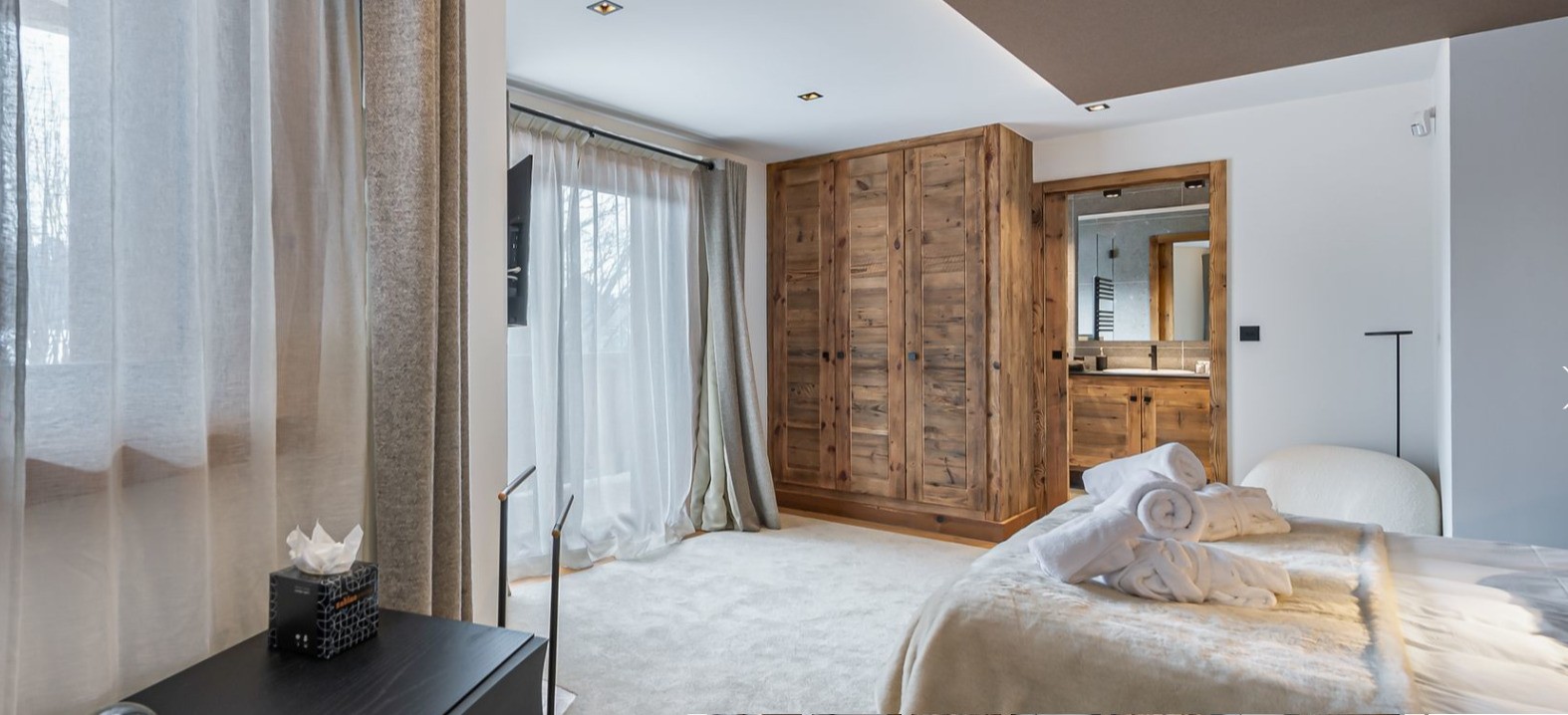 Courchevel 1550 Location Chalet Luxe Coutite Chambre