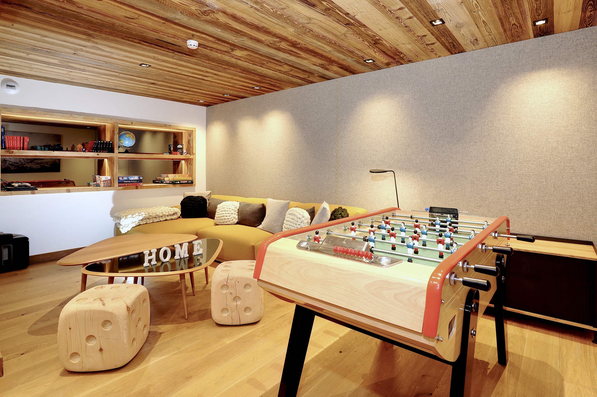 Courchevel 1550 Location Chalet Luxe Coutite Salle De Jeux