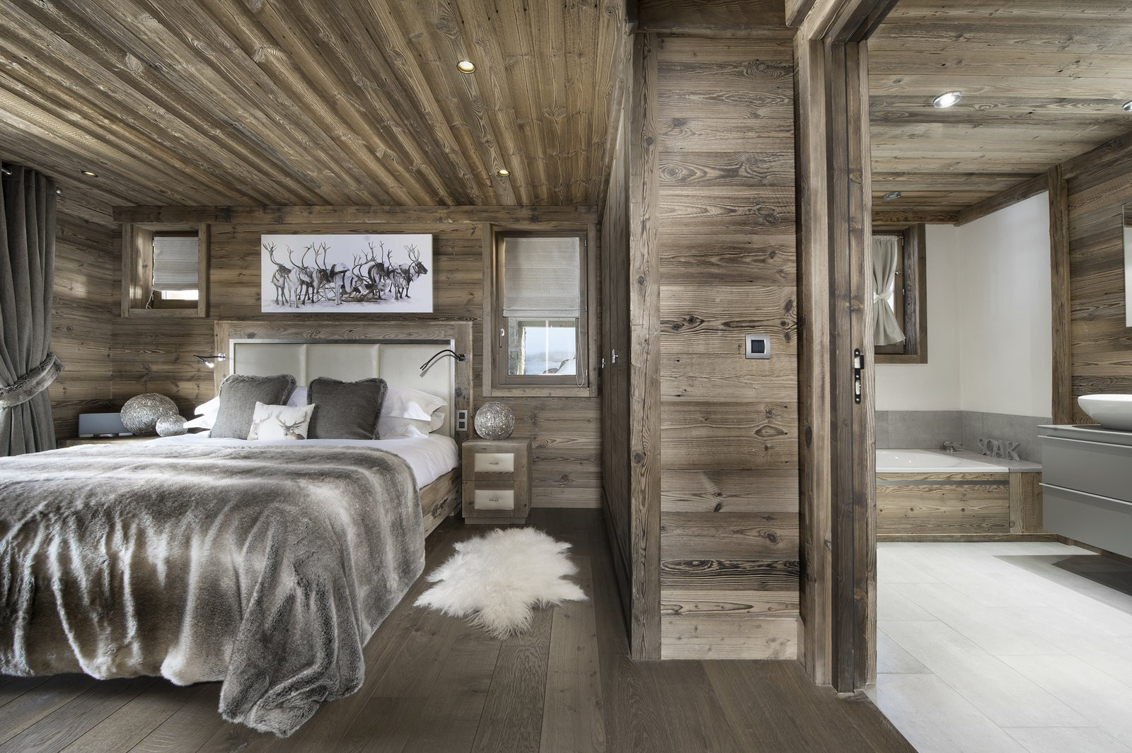 Courchevel 1550 Location Chalet Luxe Crookesite Chambre 1