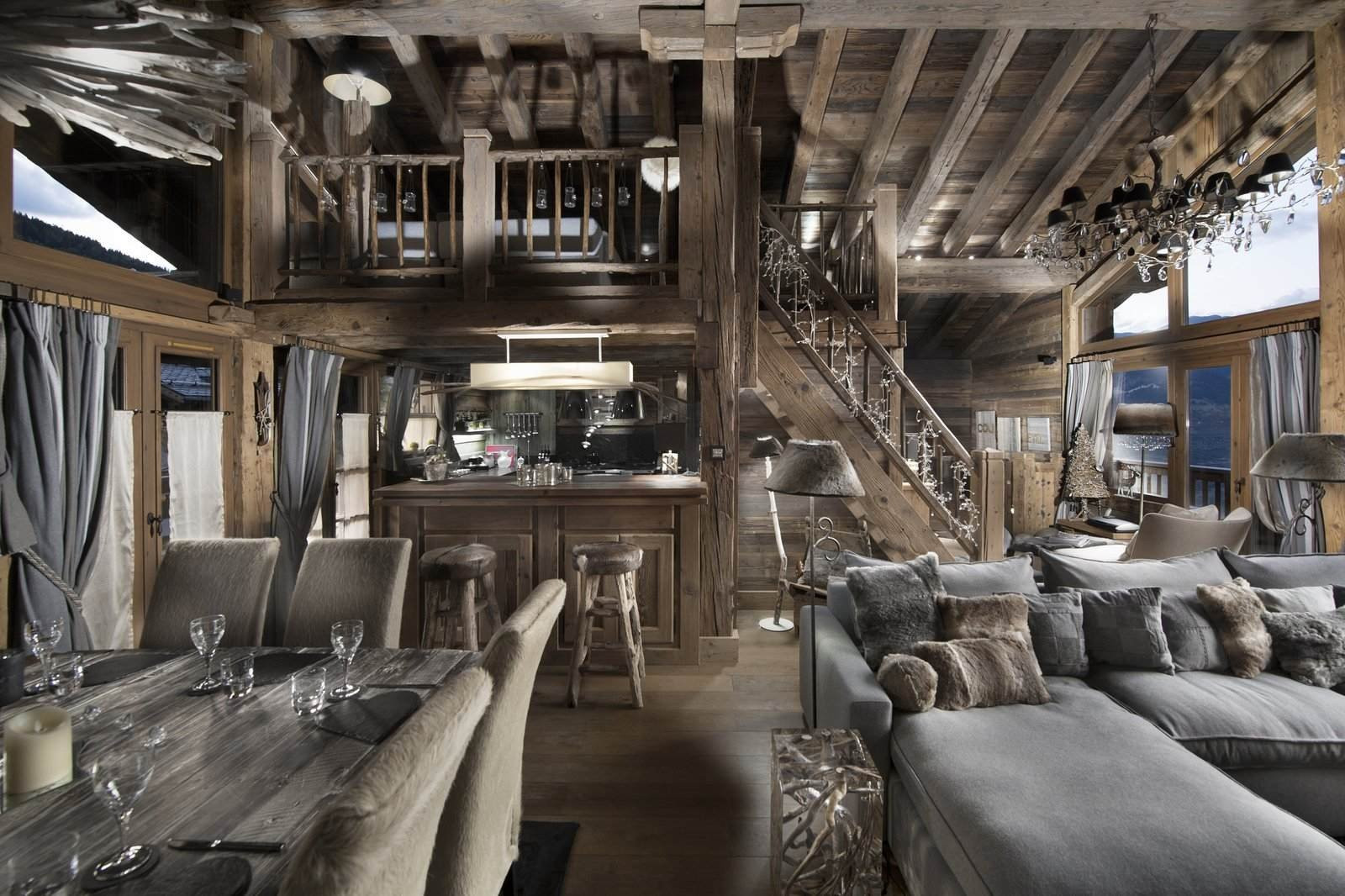 Courchevel 1550 Location Chalet Luxe Crown Of The Andes Séjour 