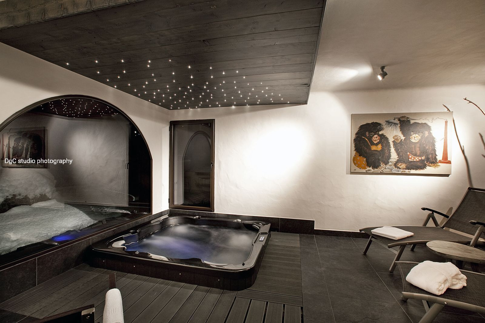 Courchevel 1550 Location Chalet Luxe Kan Jade Jacuzzi 
