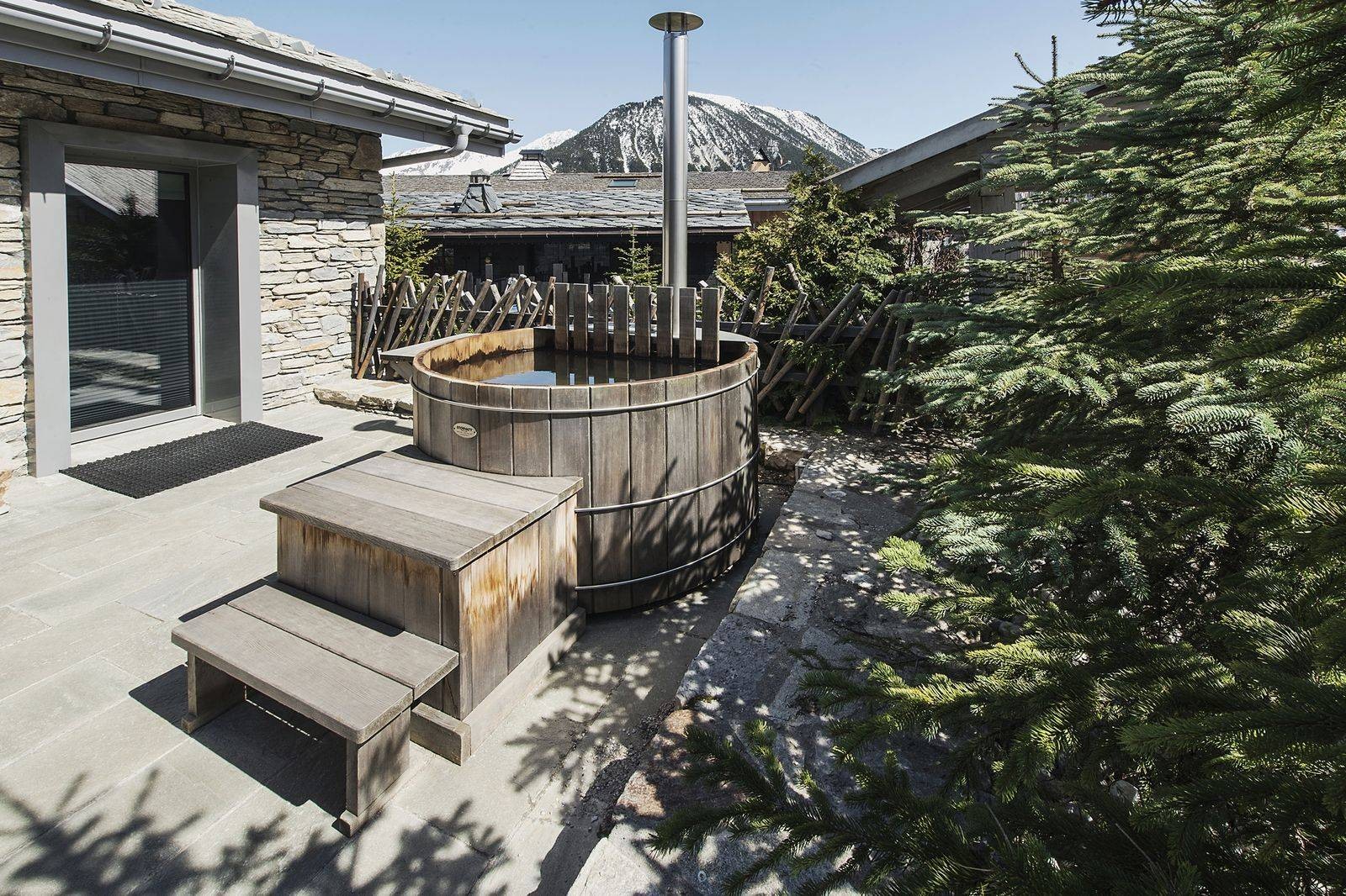 Courchevel 1550 Location Chalet Luxe Niibite Bain Nordique