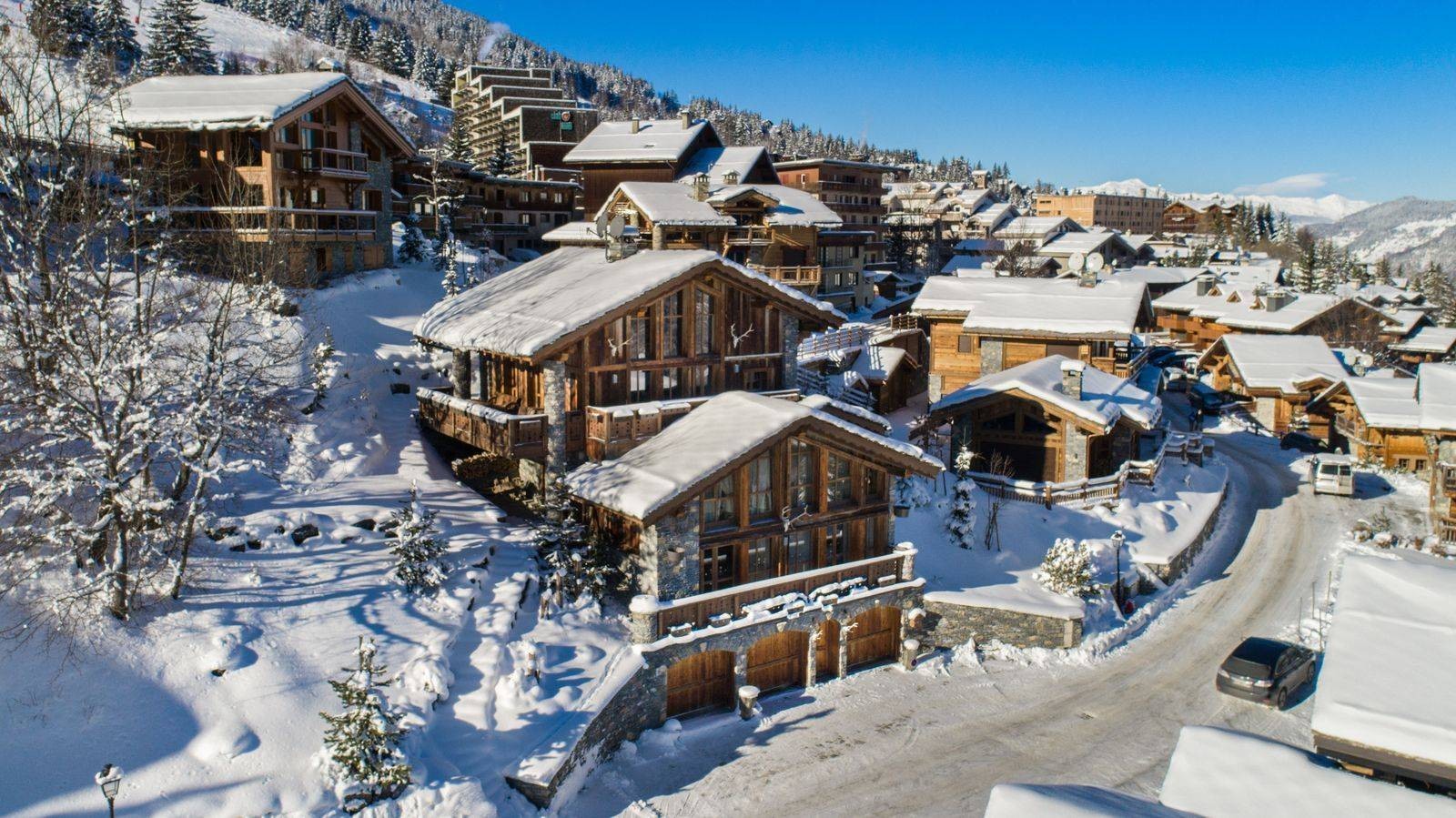 Courchevel 1550 Location Chalet Luxe Niobite Extérieur 2