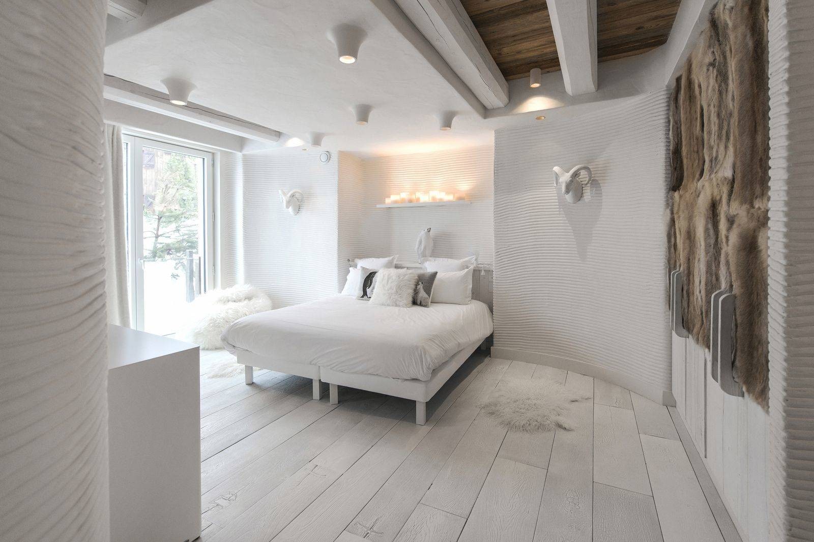 Courchevel 1550 Luxury Rental Chalet Niubise Bedroom