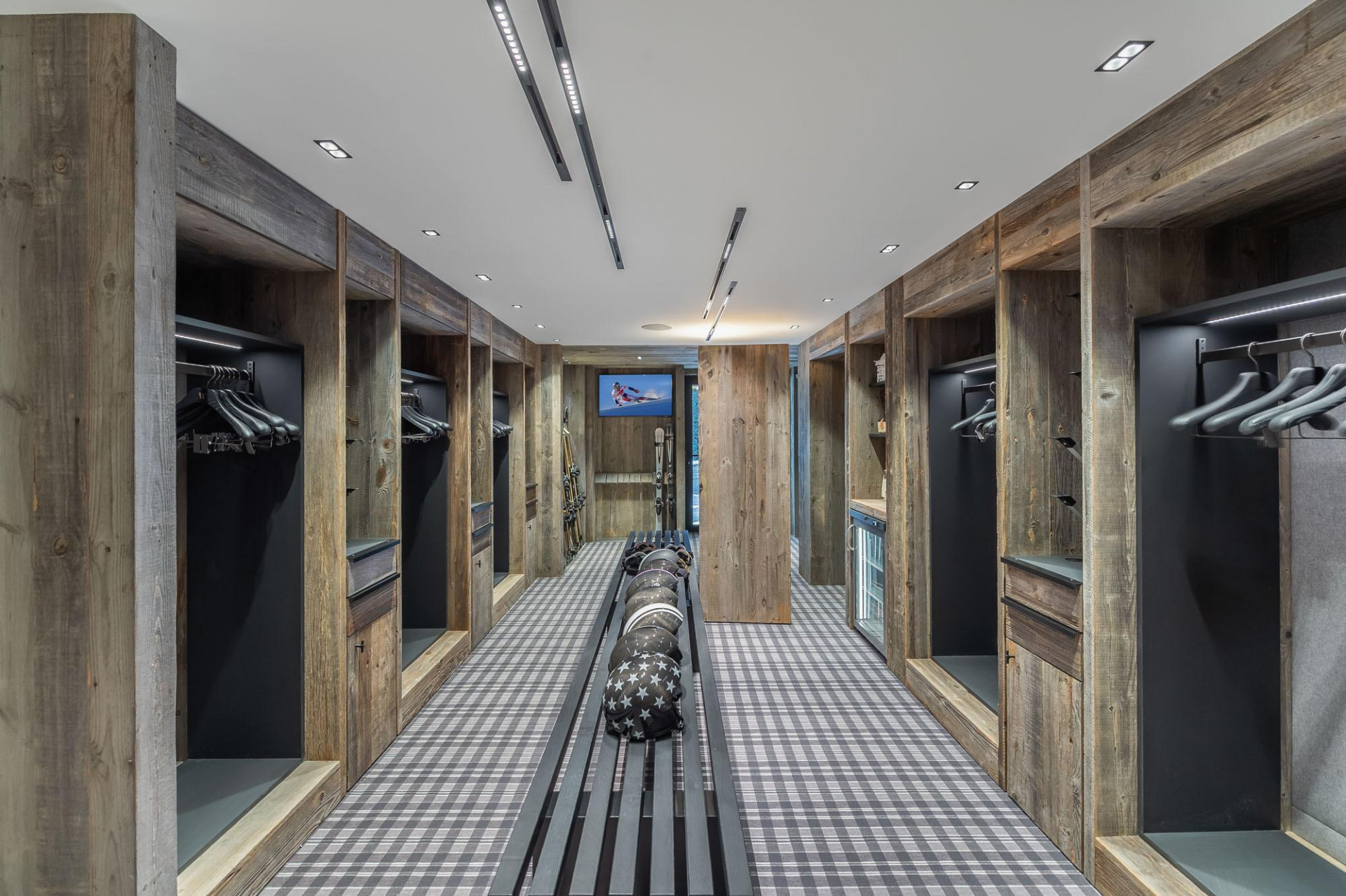 Courchevel 1550 Location Chalet Luxe Niulie Vestiaire