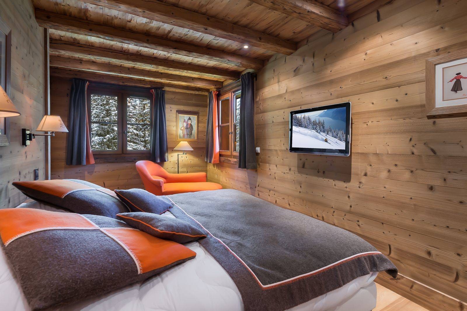 Courchevel 1550 Location Chalet Luxe Niuréole Chambre 5