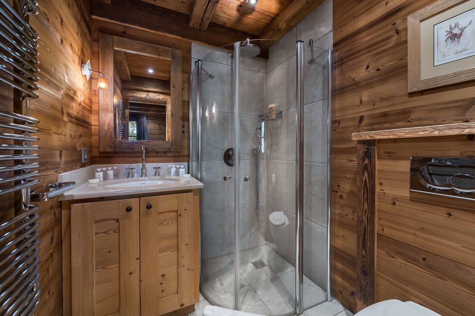 Courchevel 1550 Location Chalet Luxe Niuréole Salle De Bain 2